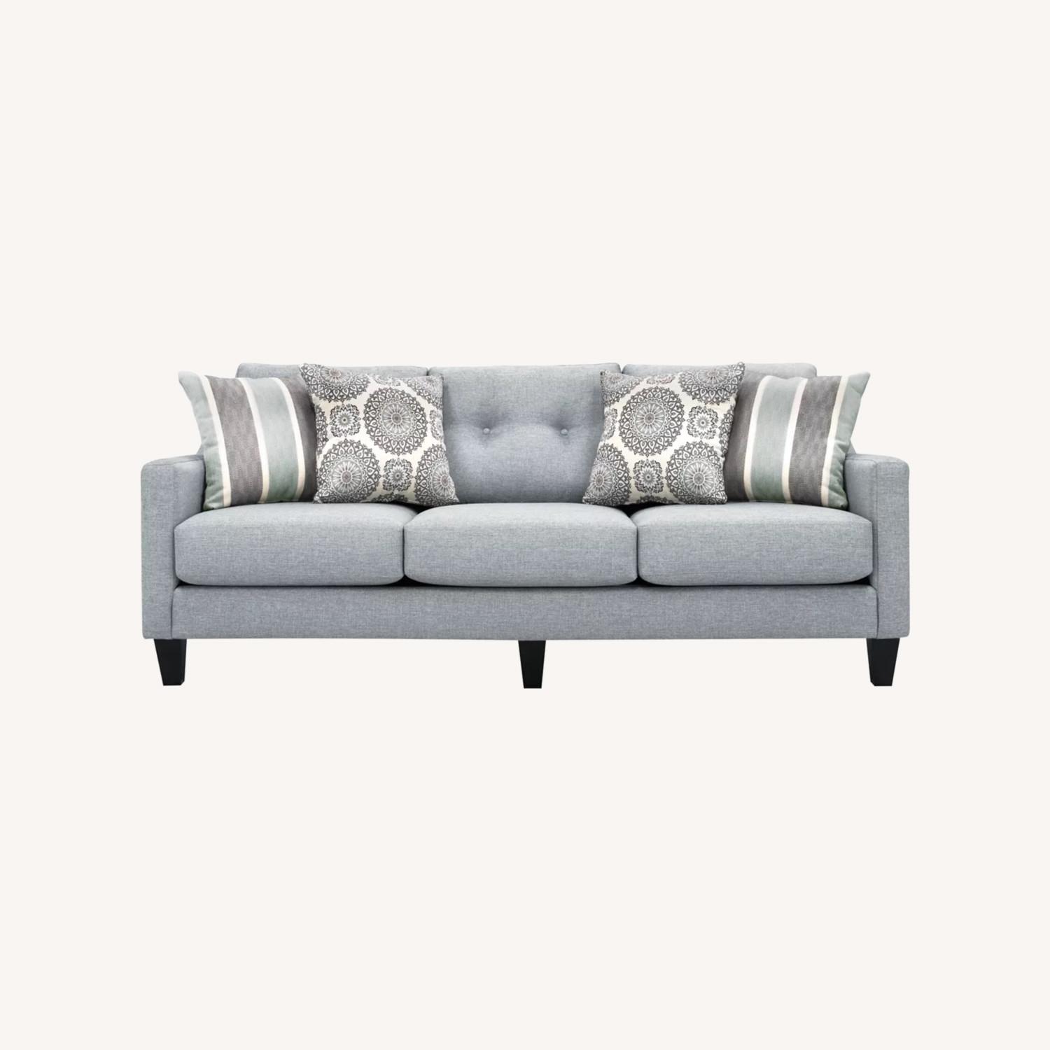 Raymour & Flanigan Kristoff Couch in Grey AptDeco