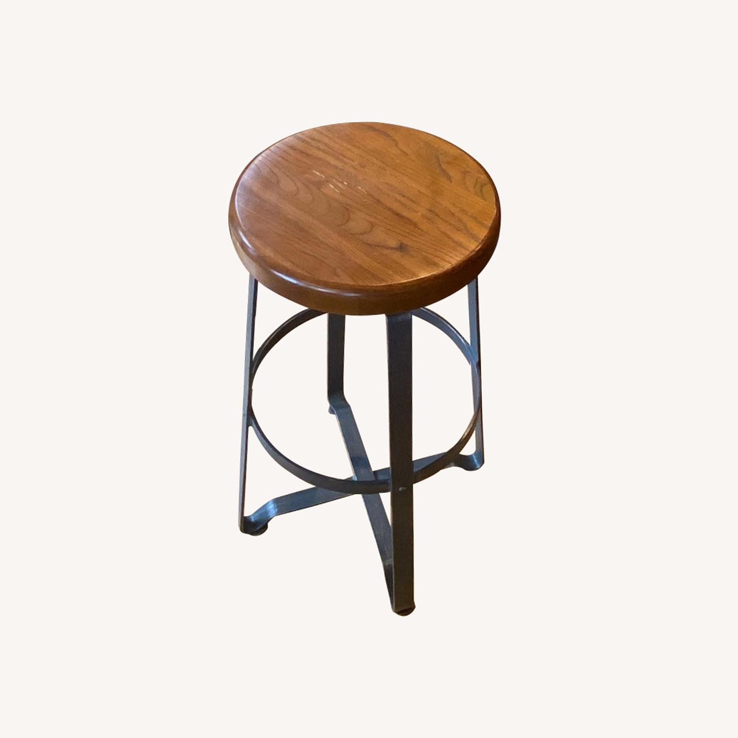 West Elm Swivel Stools Set of 4 - image-0