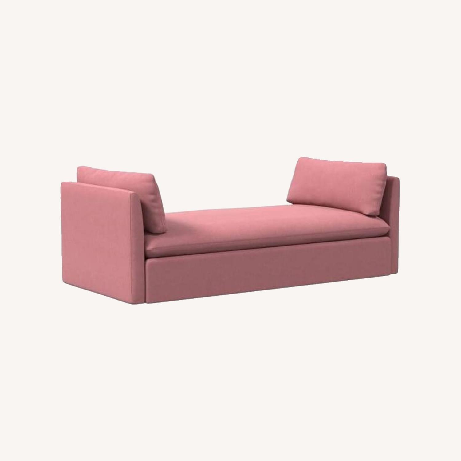 West Elm Pink Shelter Daybed AptDeco