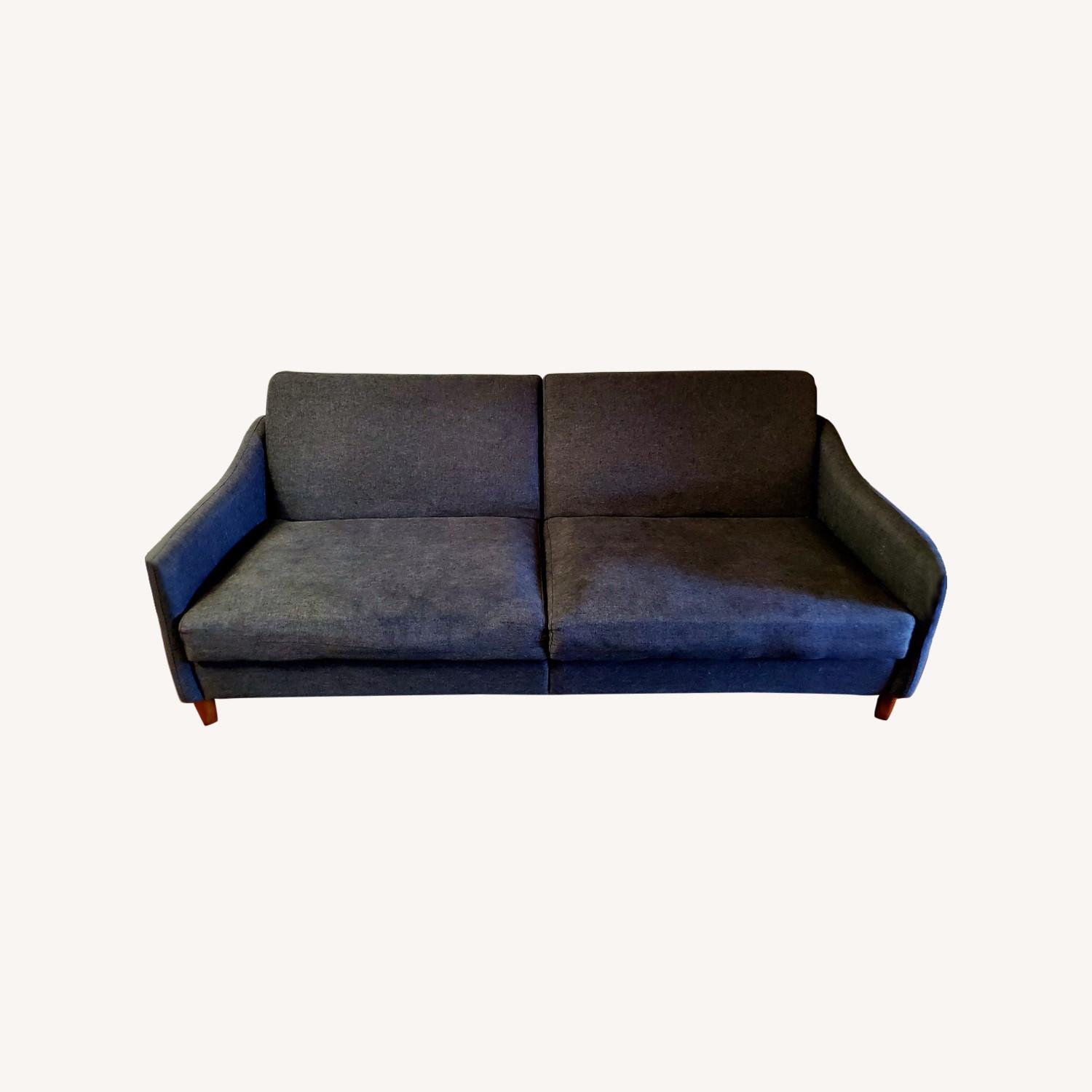 Wayfair Dark Grey Sofa AptDeco