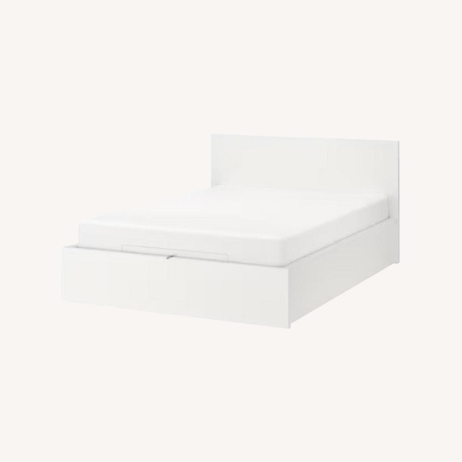 IKEA MALM Storage Bed White Full Double AptDeco