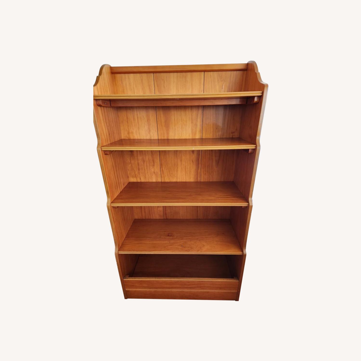The Land of Nod Real Wood White Oak Bookshelf AptDeco