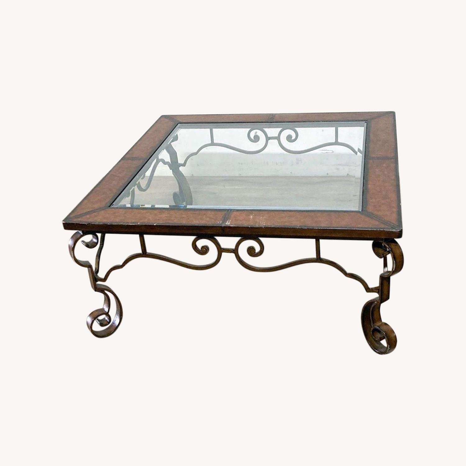 Robb & Stucky Glass Top Coffee Table - image-0