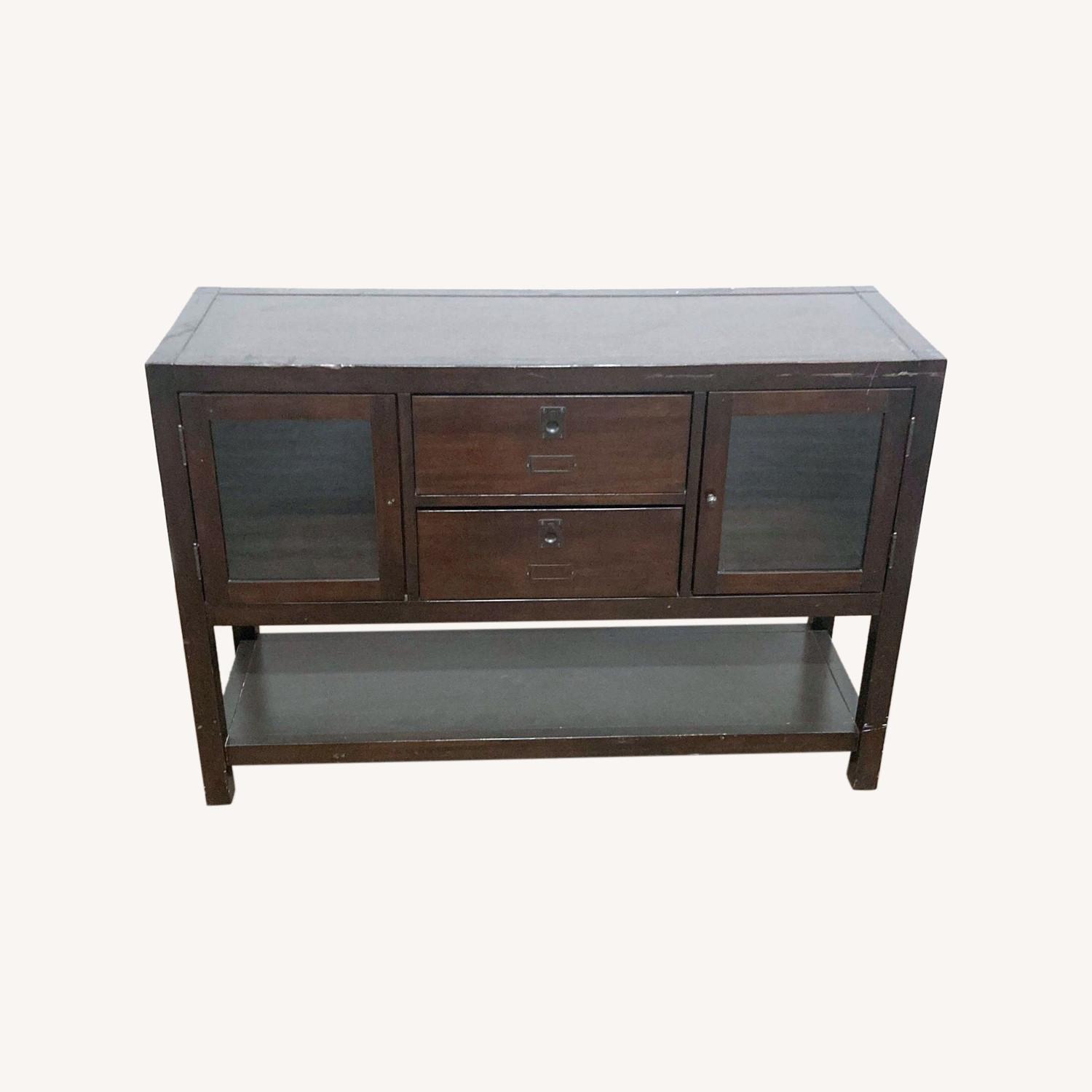 Pottery Barn Console Cabinet - image-0