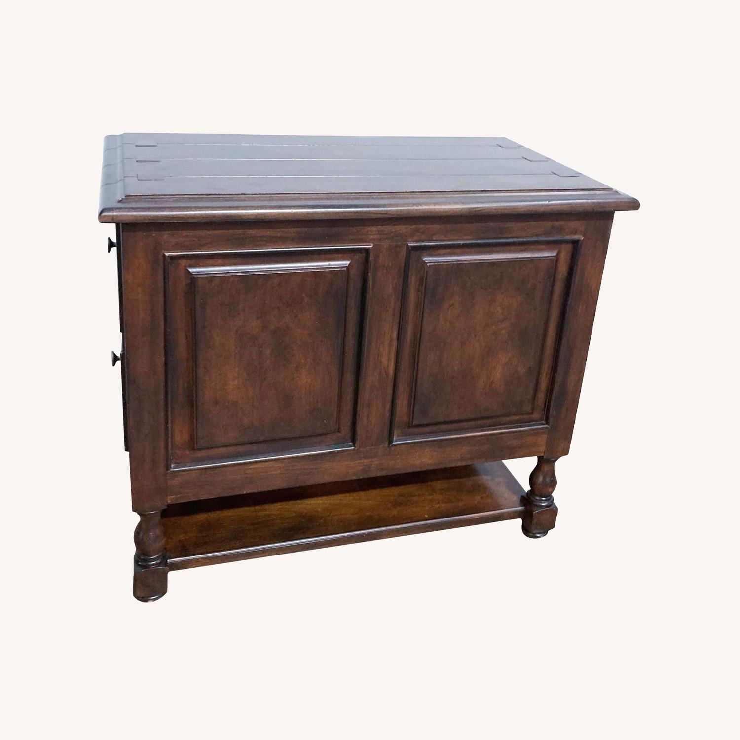 Lorts Furniture Two Drawer End Table - image-0