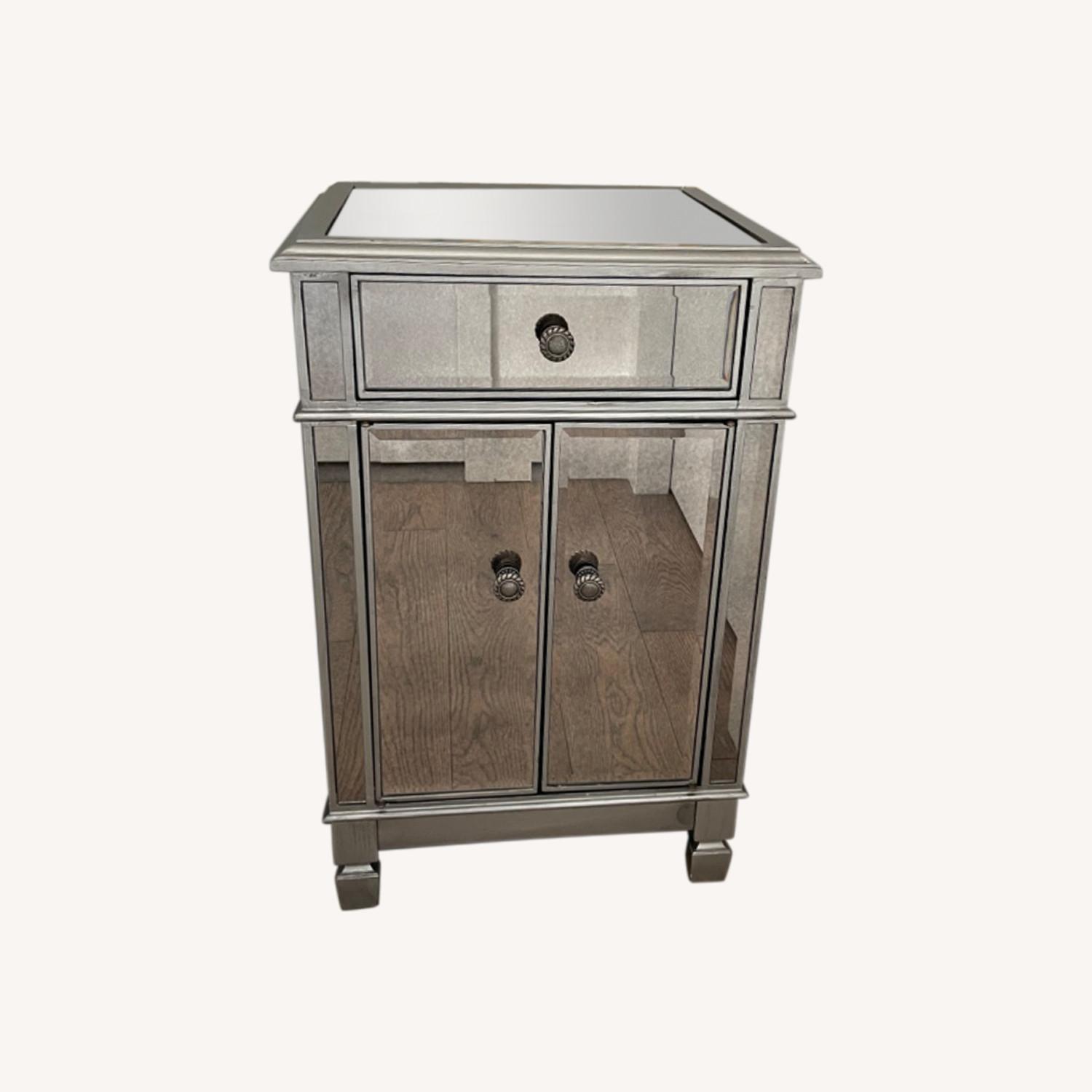 Pier 1 Imports Mirrored Nightstand AptDeco