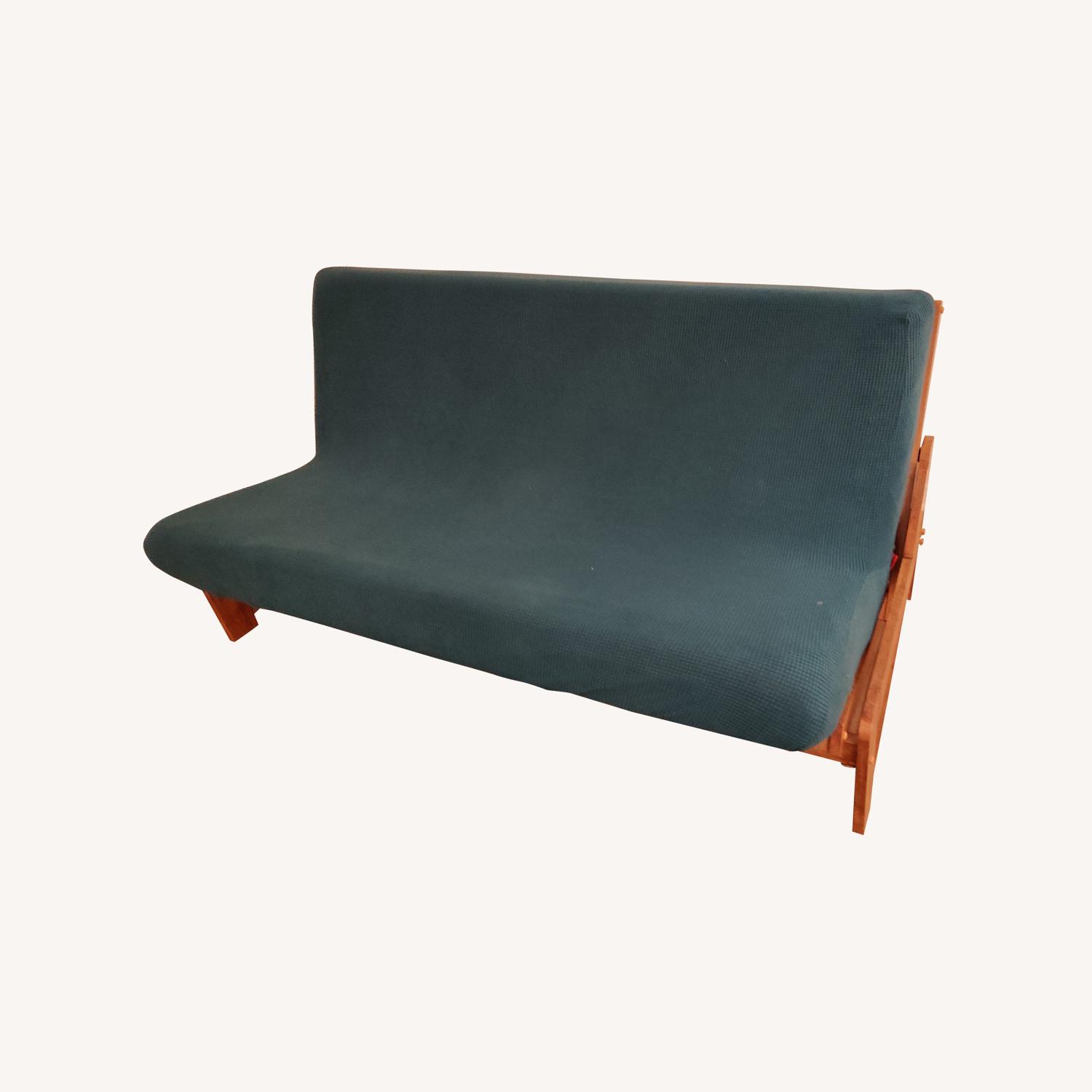 Arden Futon Frame Full Size Solid Hardwood AptDeco