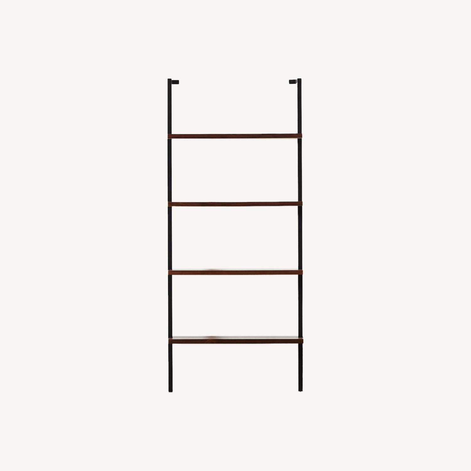 CB2 Helix 70" Walnut Bookcase - Thumbnail 3