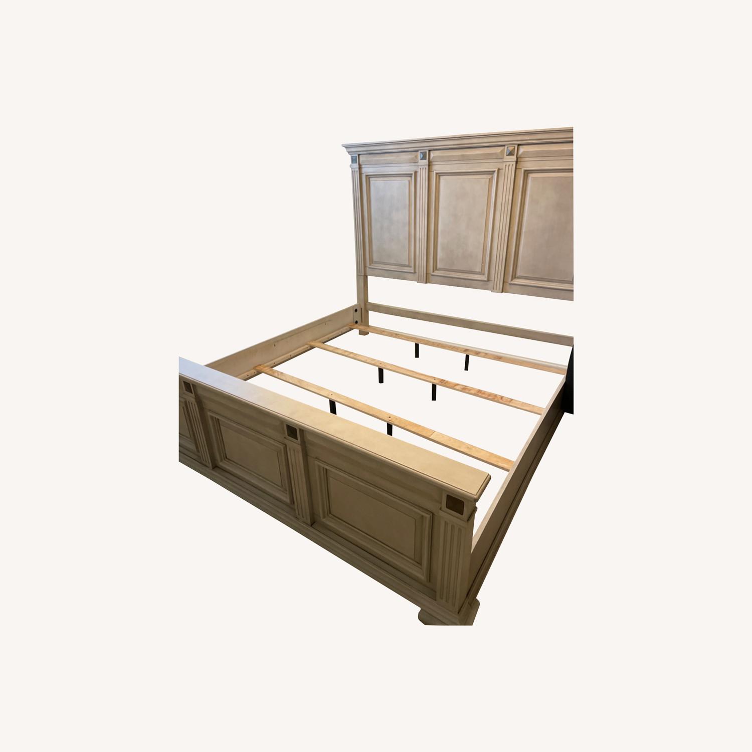 Wooden King Bed AptDeco