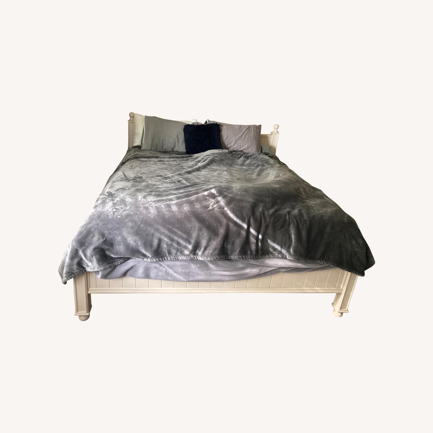 Handmade California King Bed Frame (White) - image-0