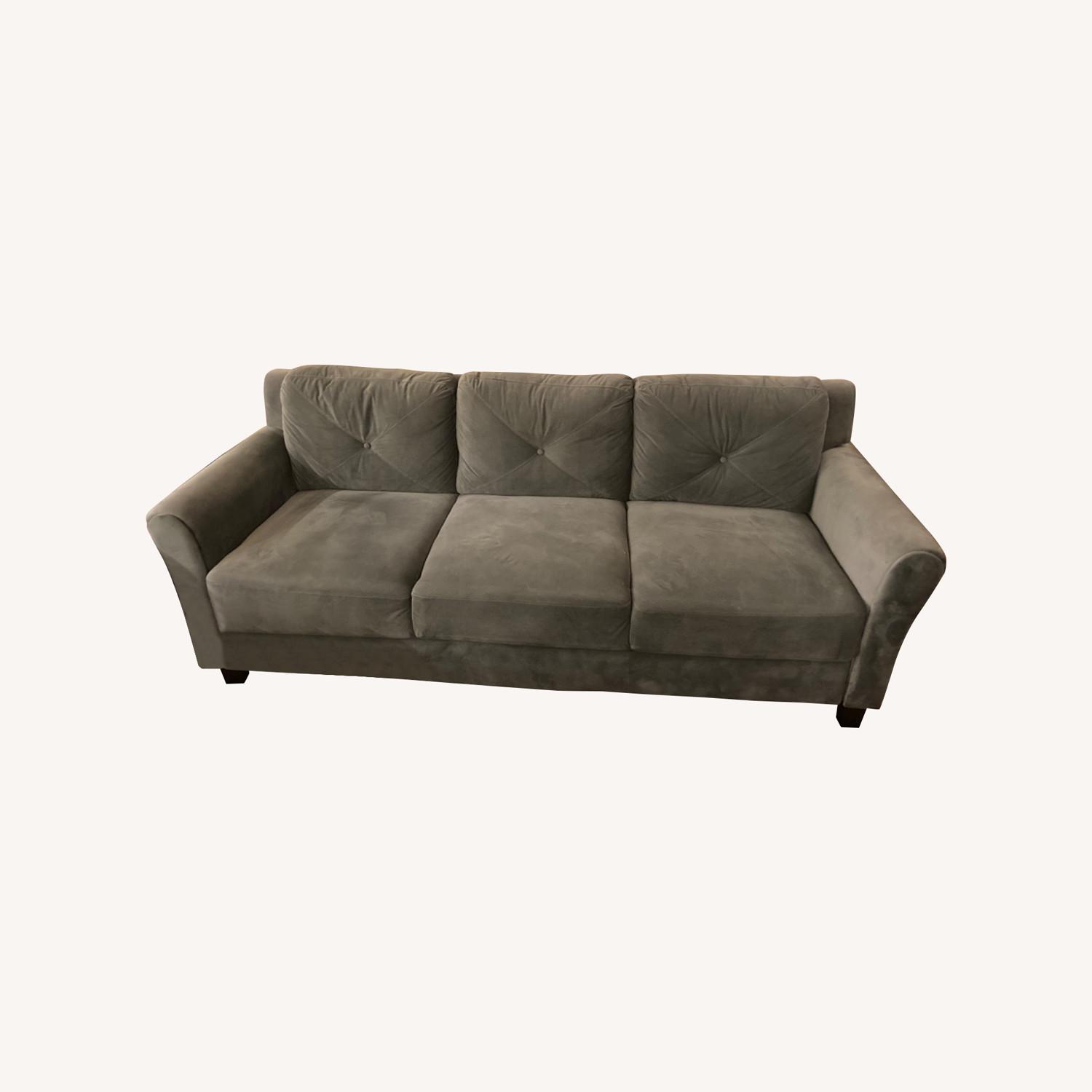 Light Blue Couch AptDeco