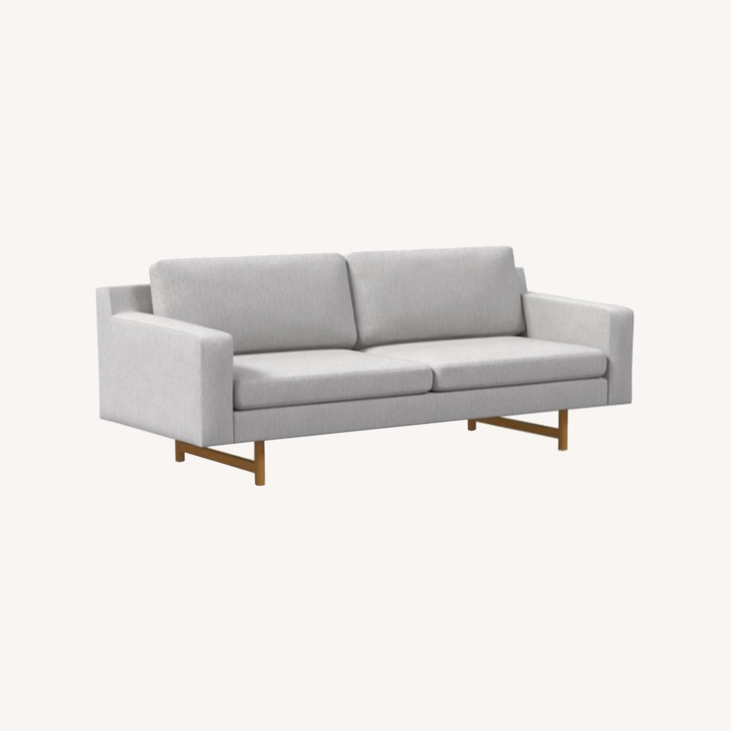 West Elm Pearl Grey Eddy Sofa AptDeco