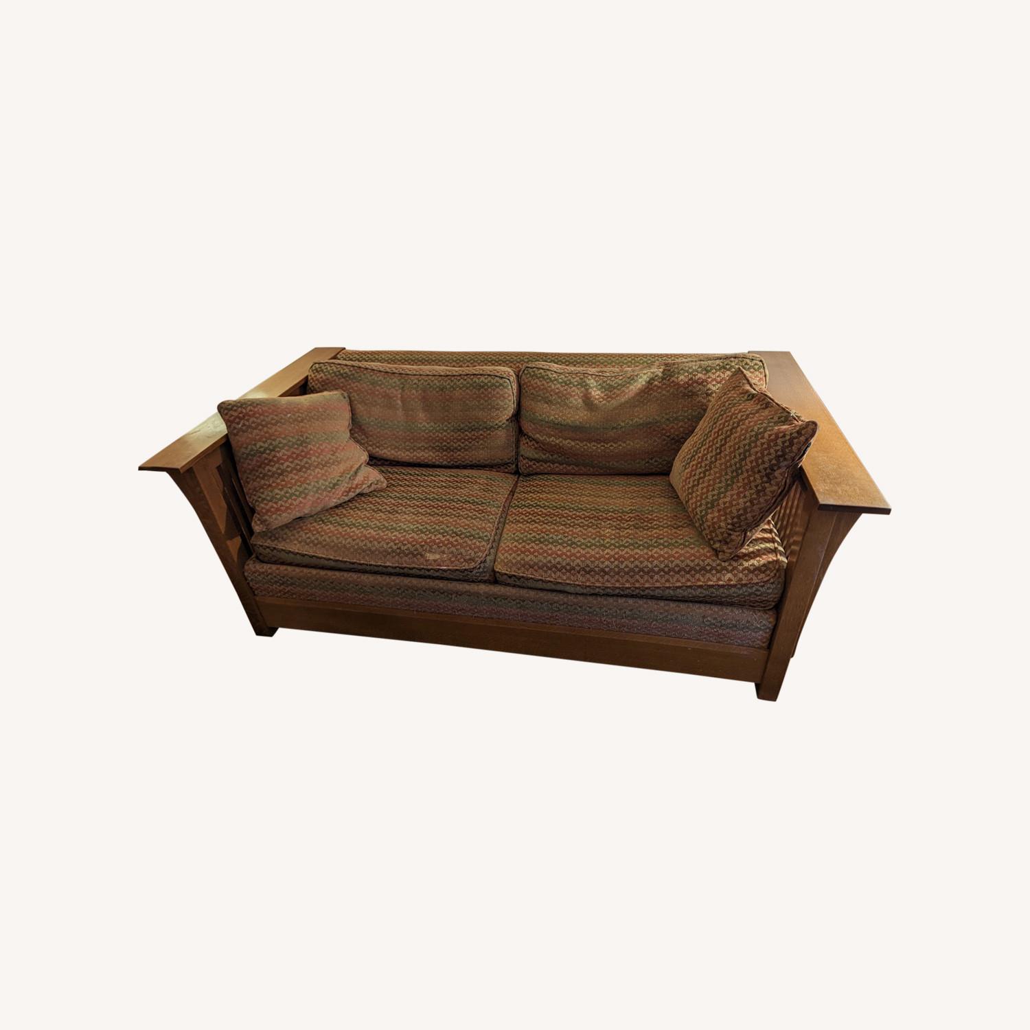Stickley Mission Style Queen Sleeper Sofa - image-0
