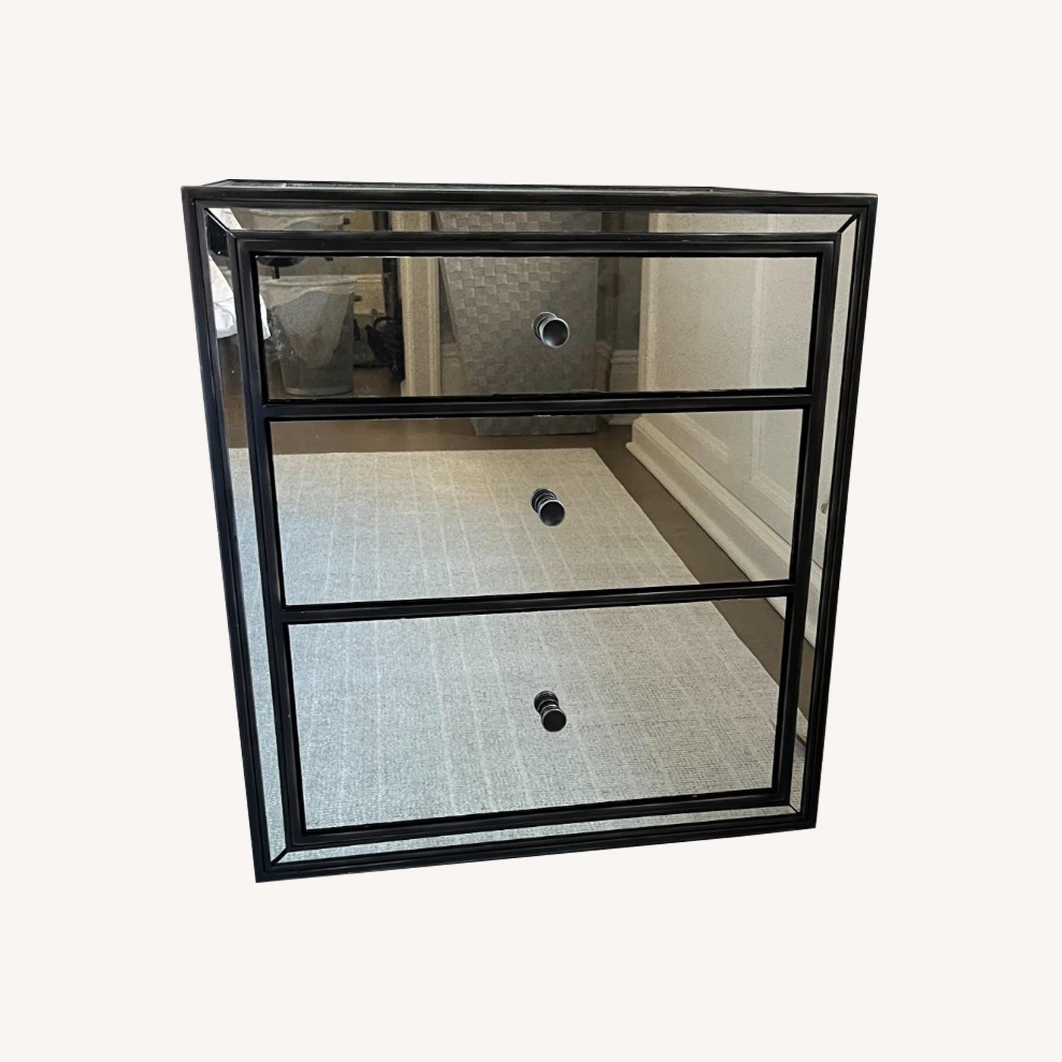 Restoration Hardware Mirrored Bedside Table AptDeco