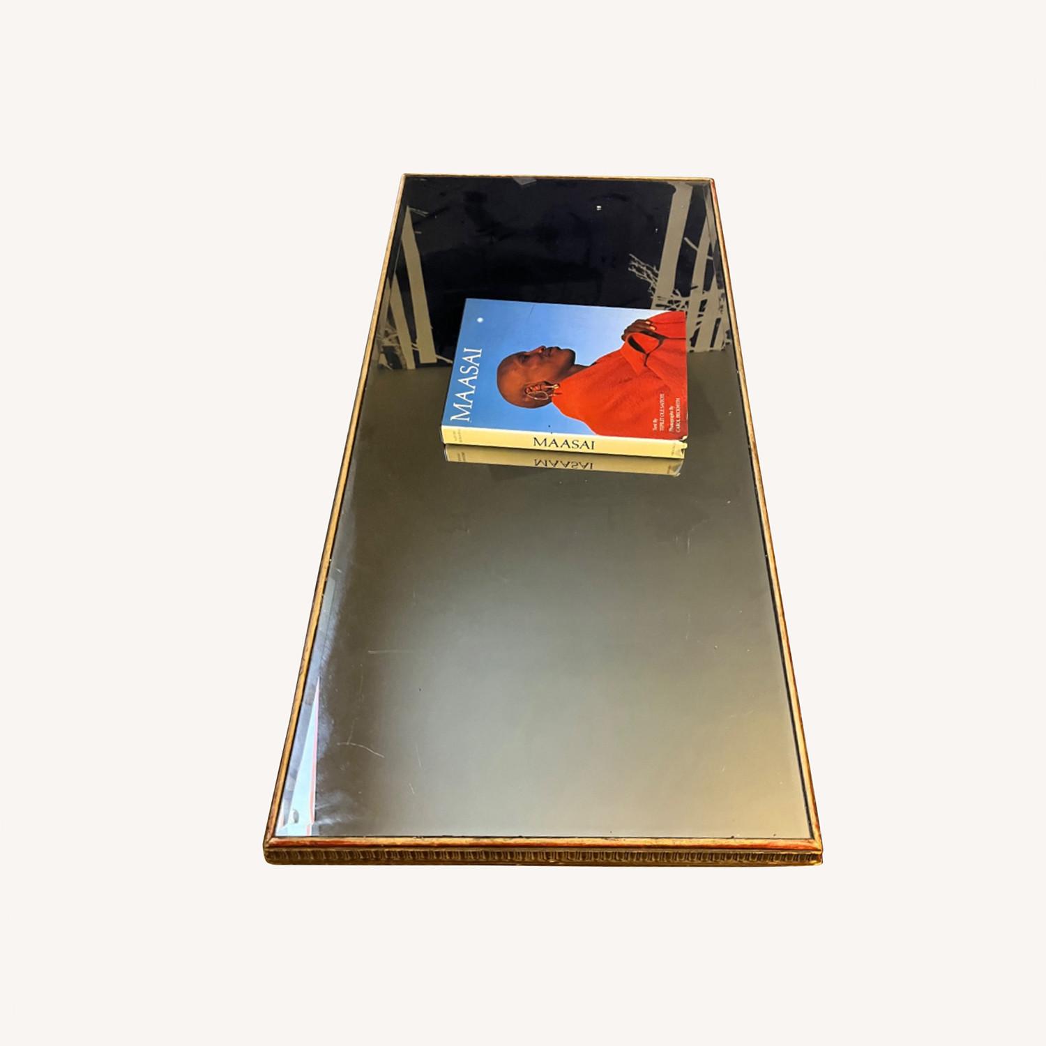 Antique Mirrored Top Coffee Table - image-0