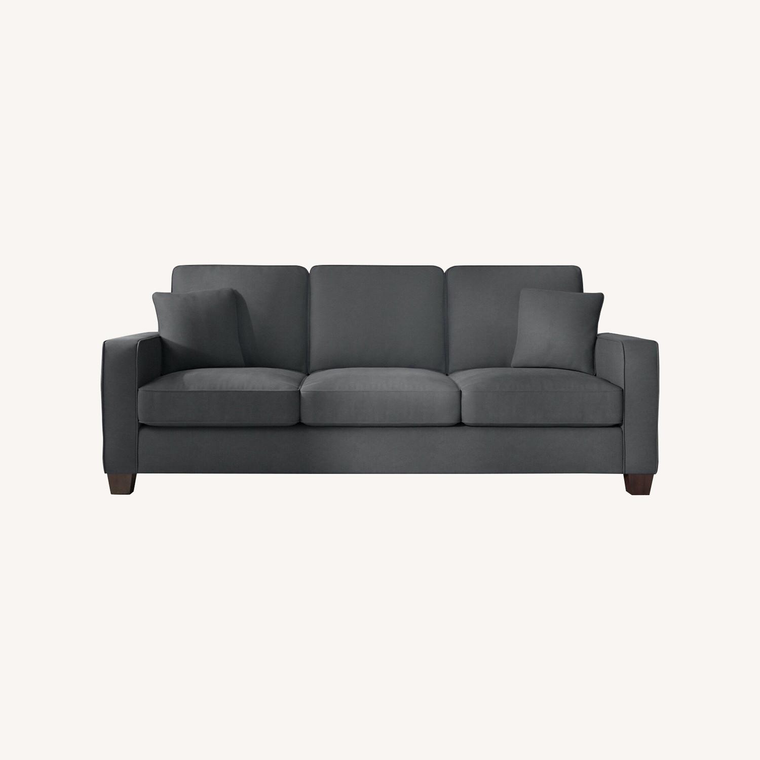 Bush Stockton Dark Gray Sofa for Small Space - image-0