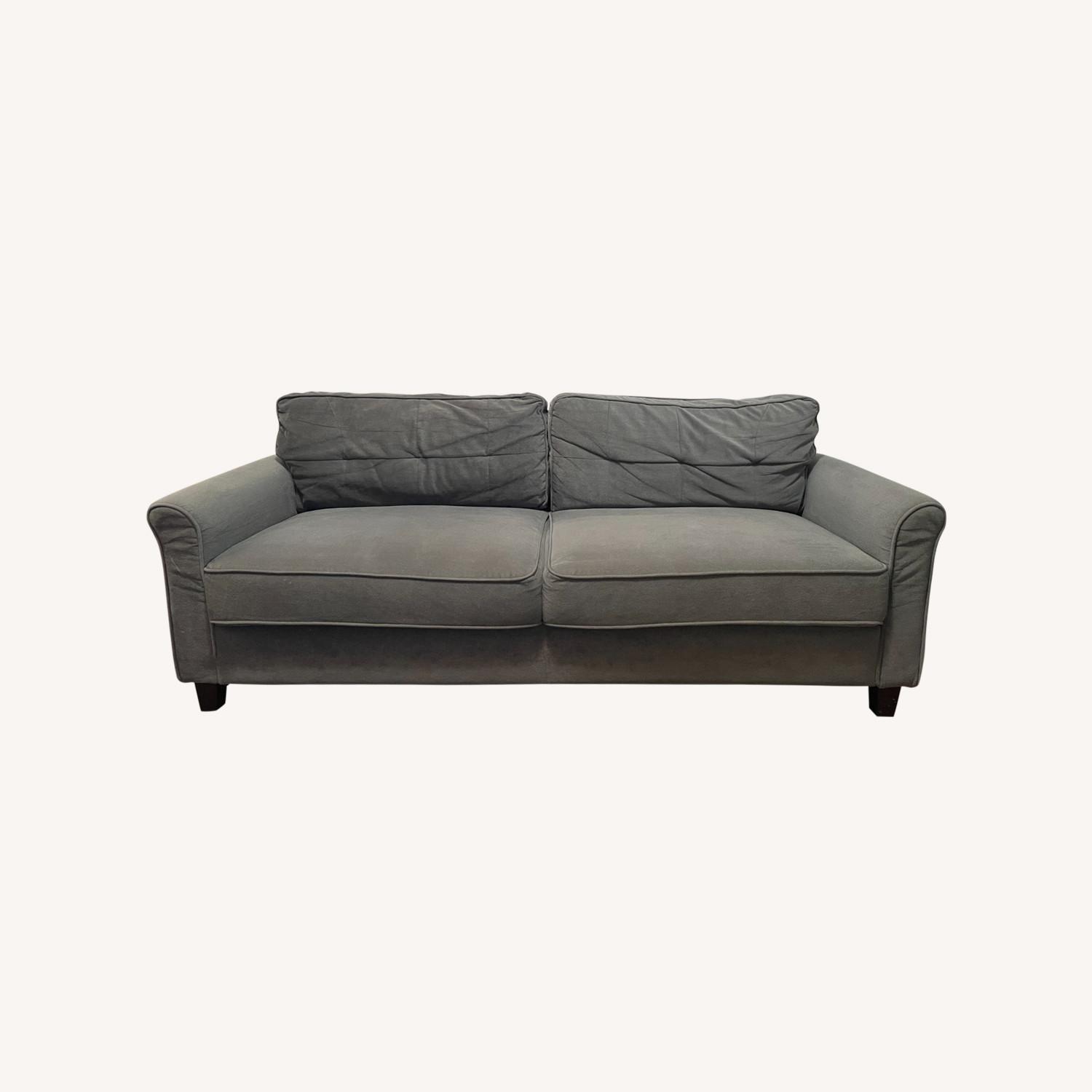 Target Contemporary Gray Sofa AptDeco