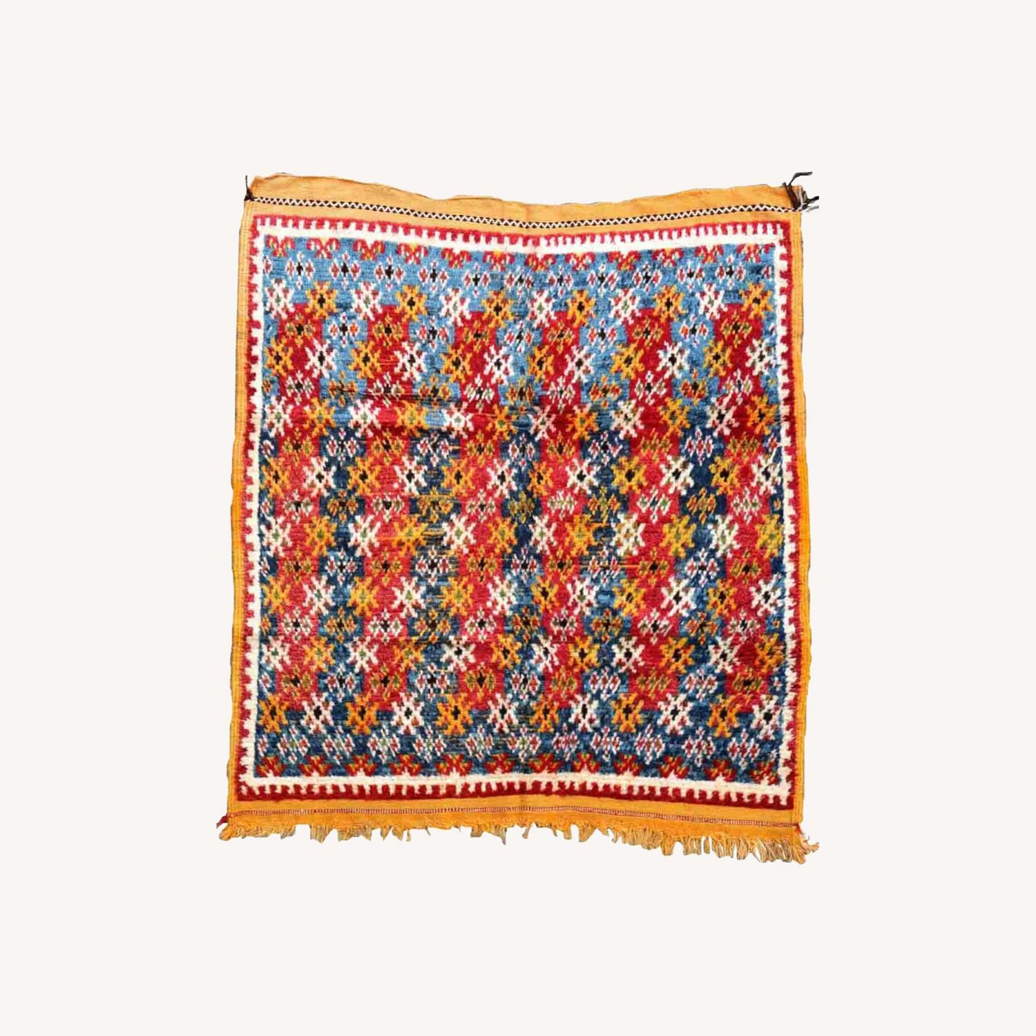 Handmade Antique Moroccan Berber Rug AptDeco