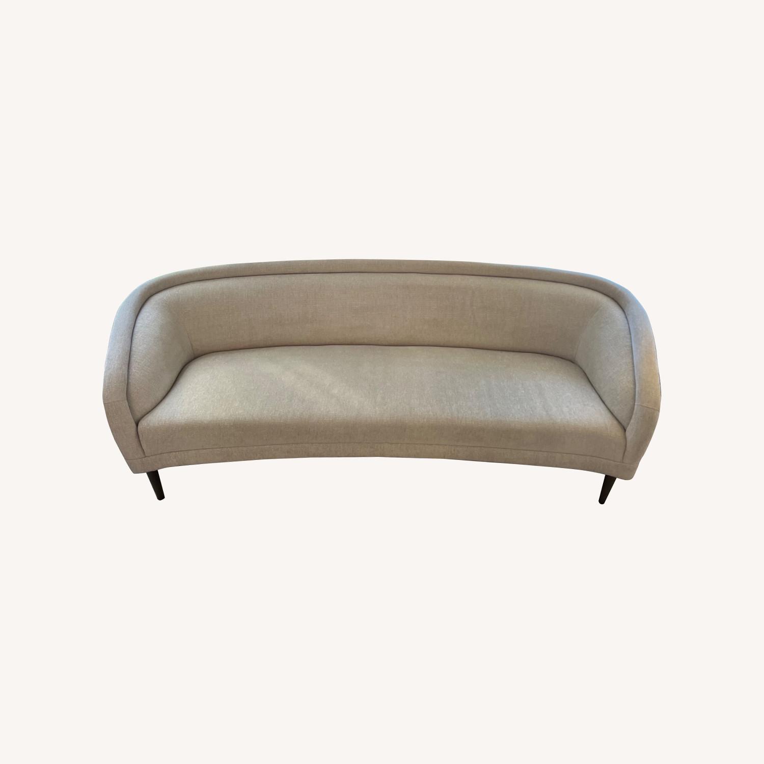 Crate & Barrel Pristine White Infiniti Sofa AptDeco