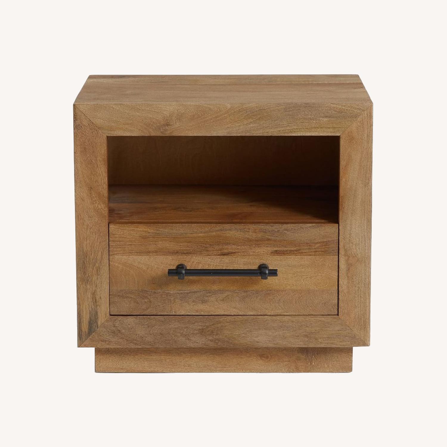 Pottery Barn Oakleigh 25" Nightstand, Heirloom Wheat - image-0