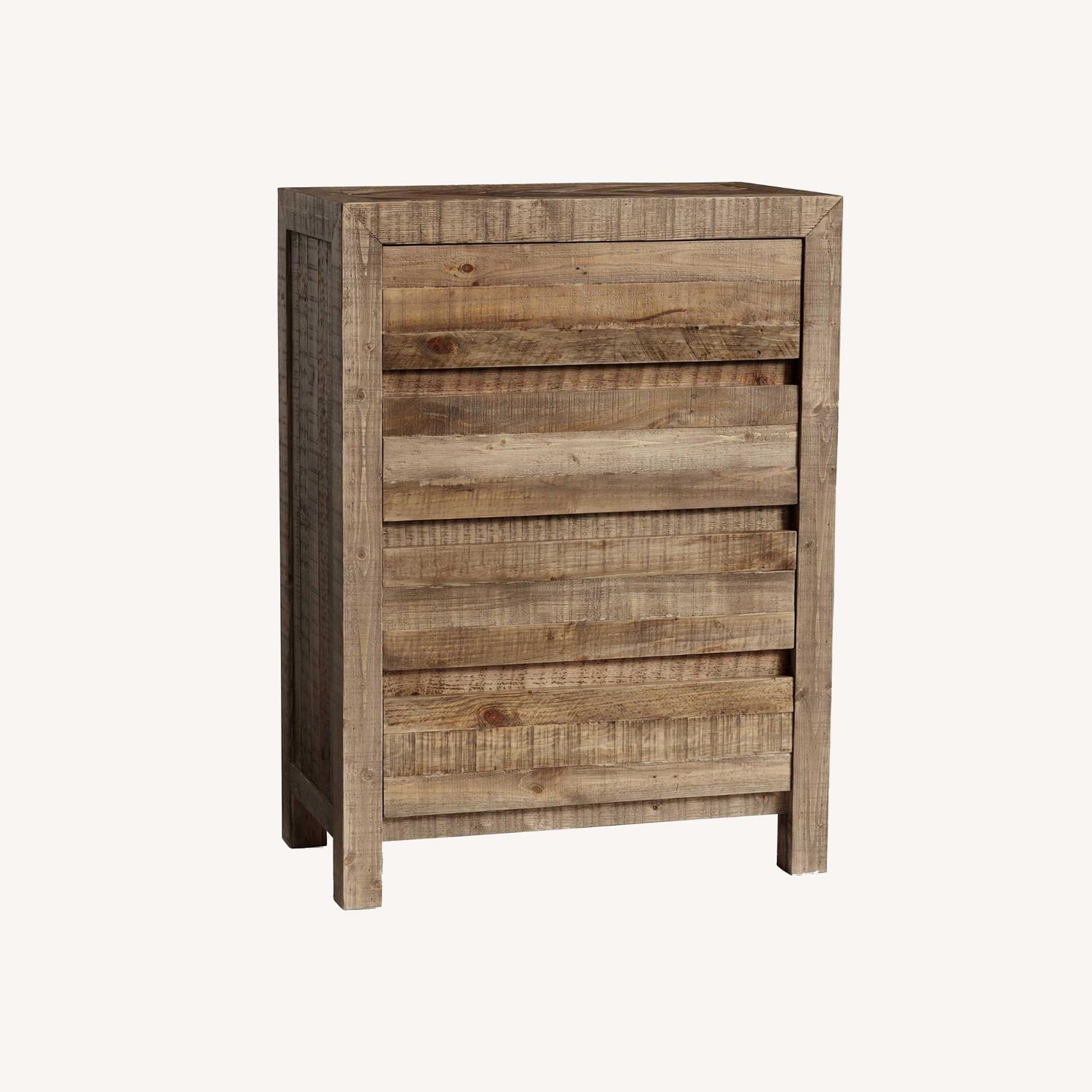 Pottery Barn Hensley Reclaimed Wood 4-Drawer Dresser - image-0