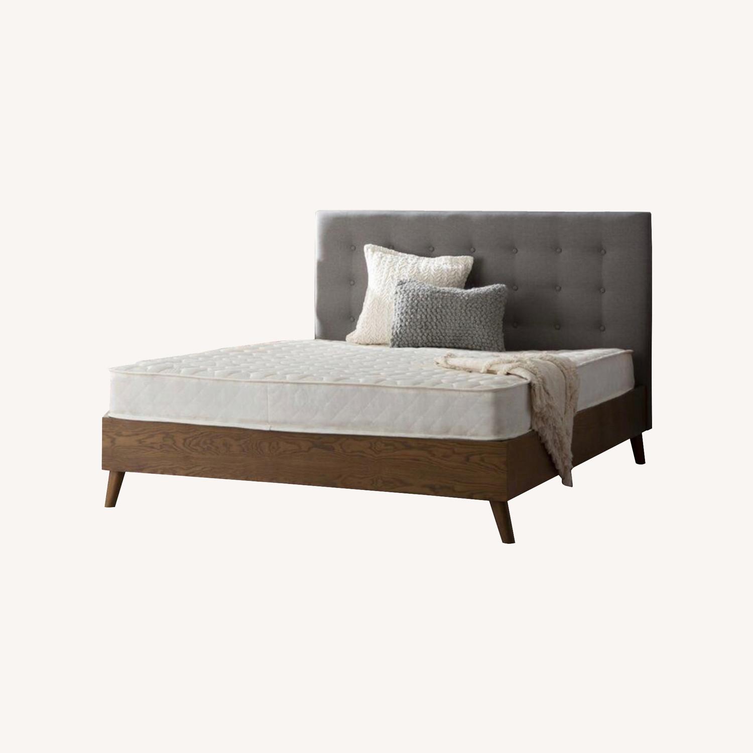 Wayfair Mid Century Modern Queen Bed AptDeco