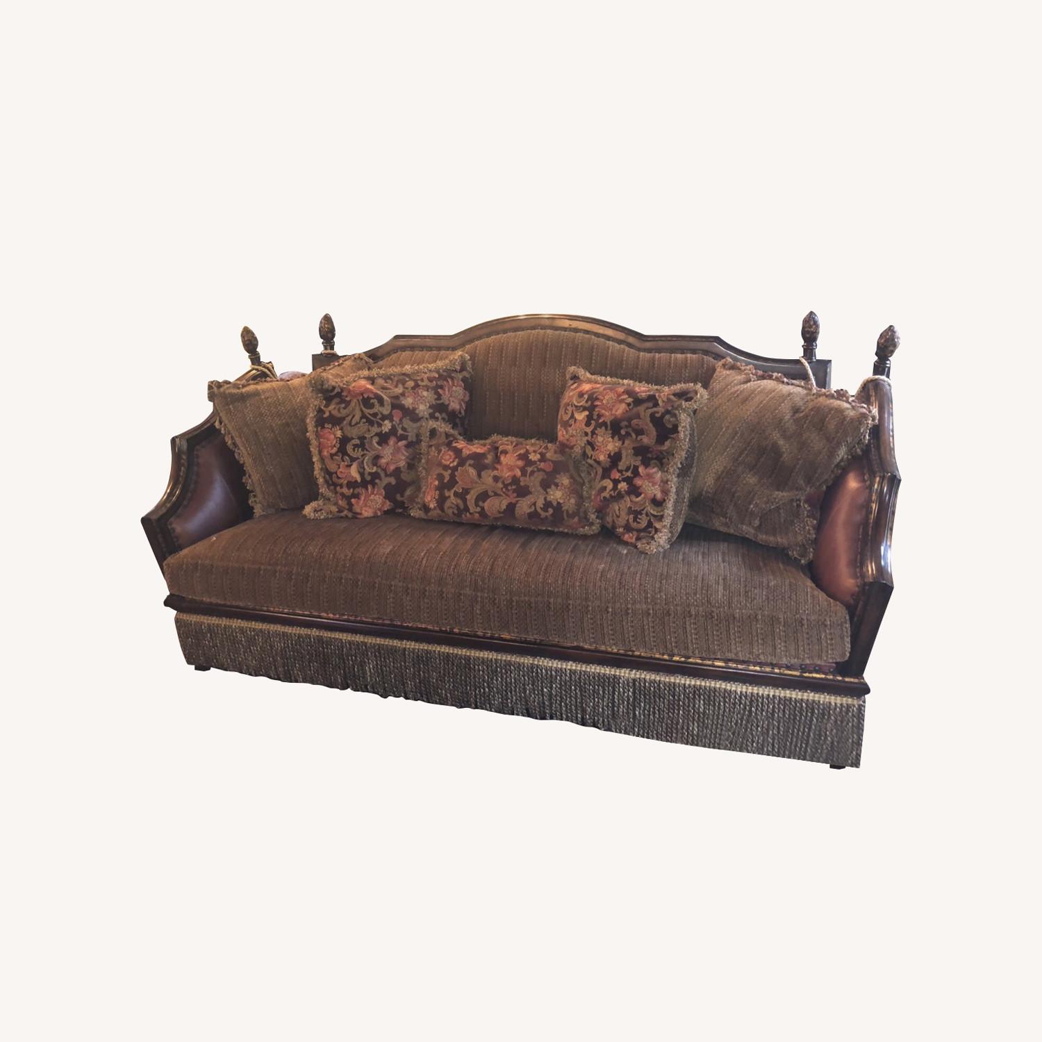 Leather & Fabric Timeless Sofa - image-0