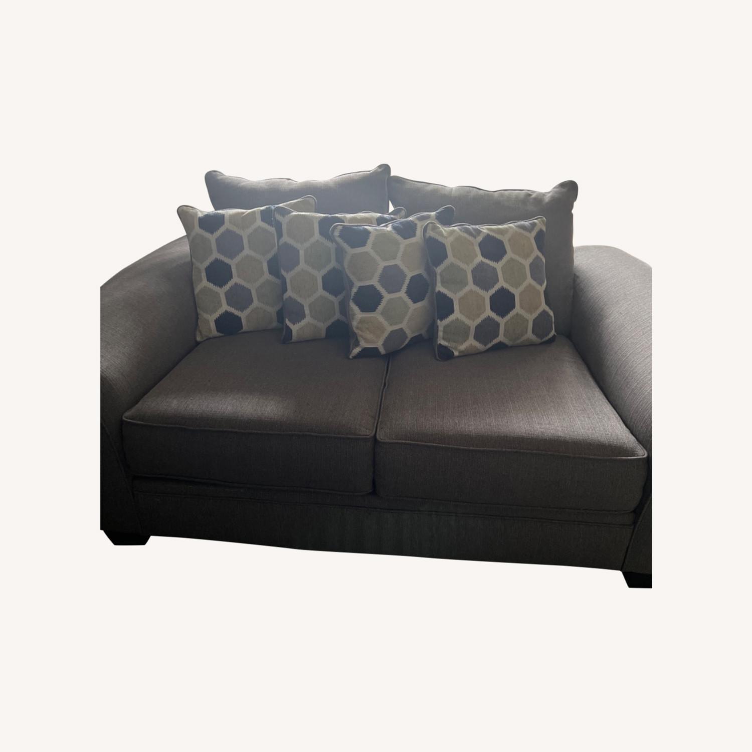 Grey Loveseat AptDeco