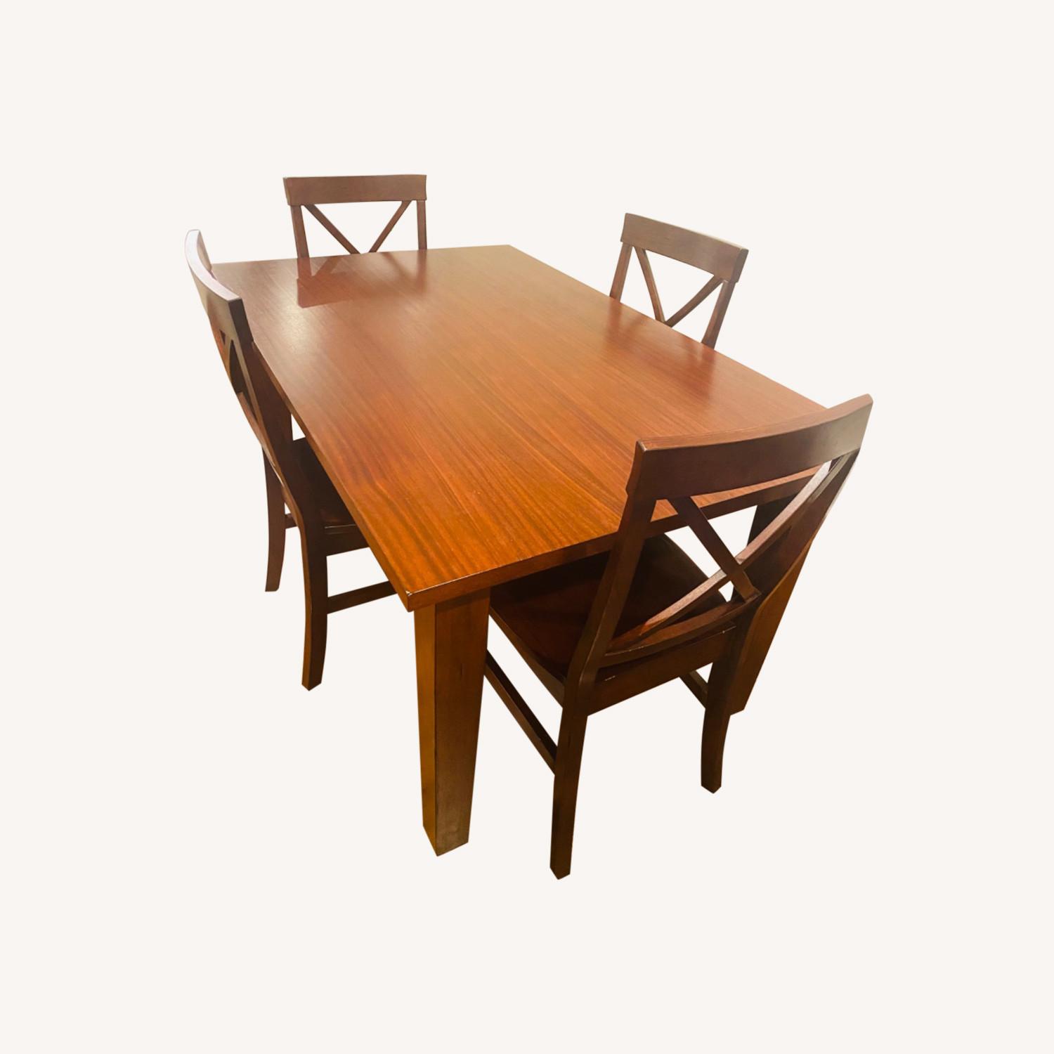 High Quality Wood Dining Set AptDeco