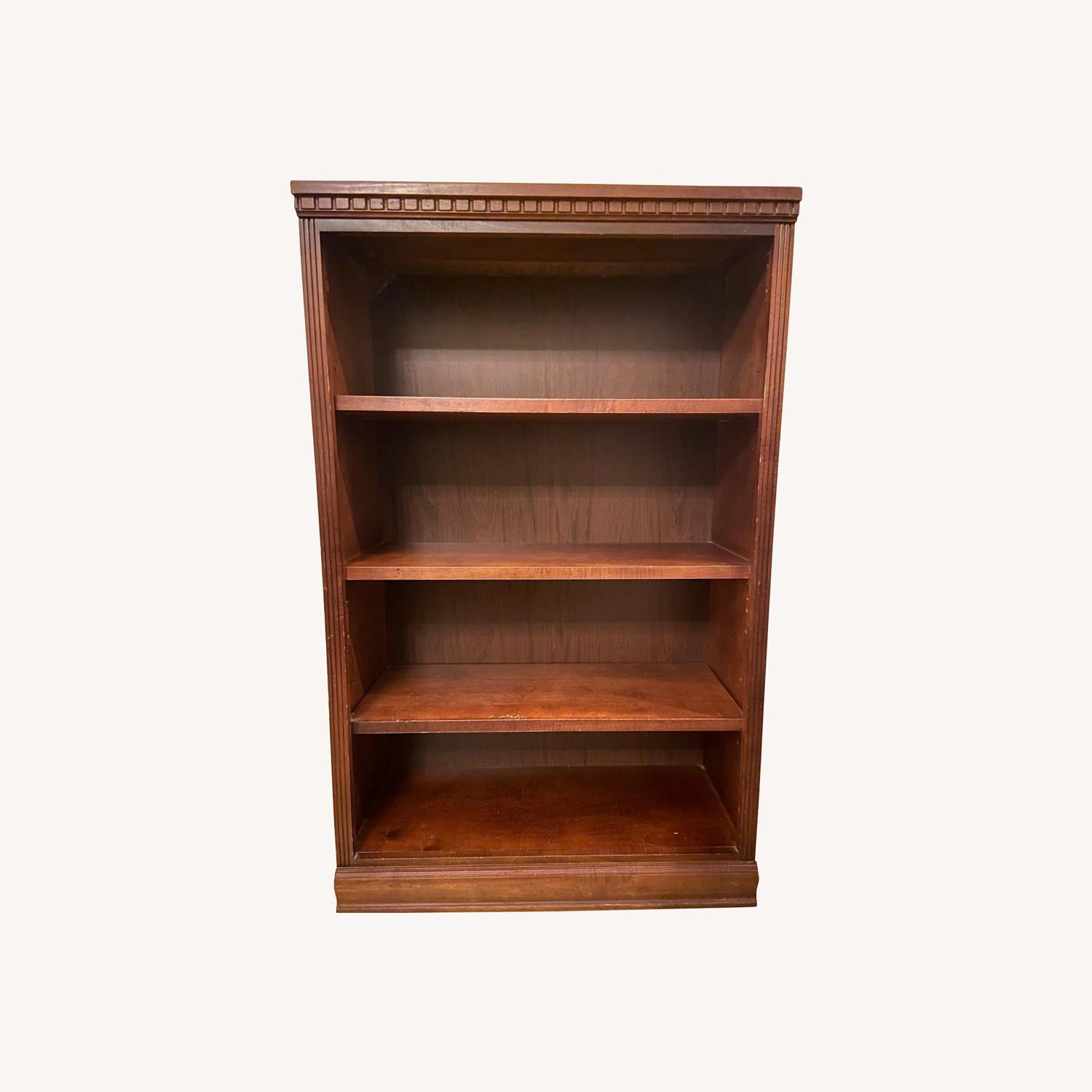 Wood Four Shelf Bookcase - image-0