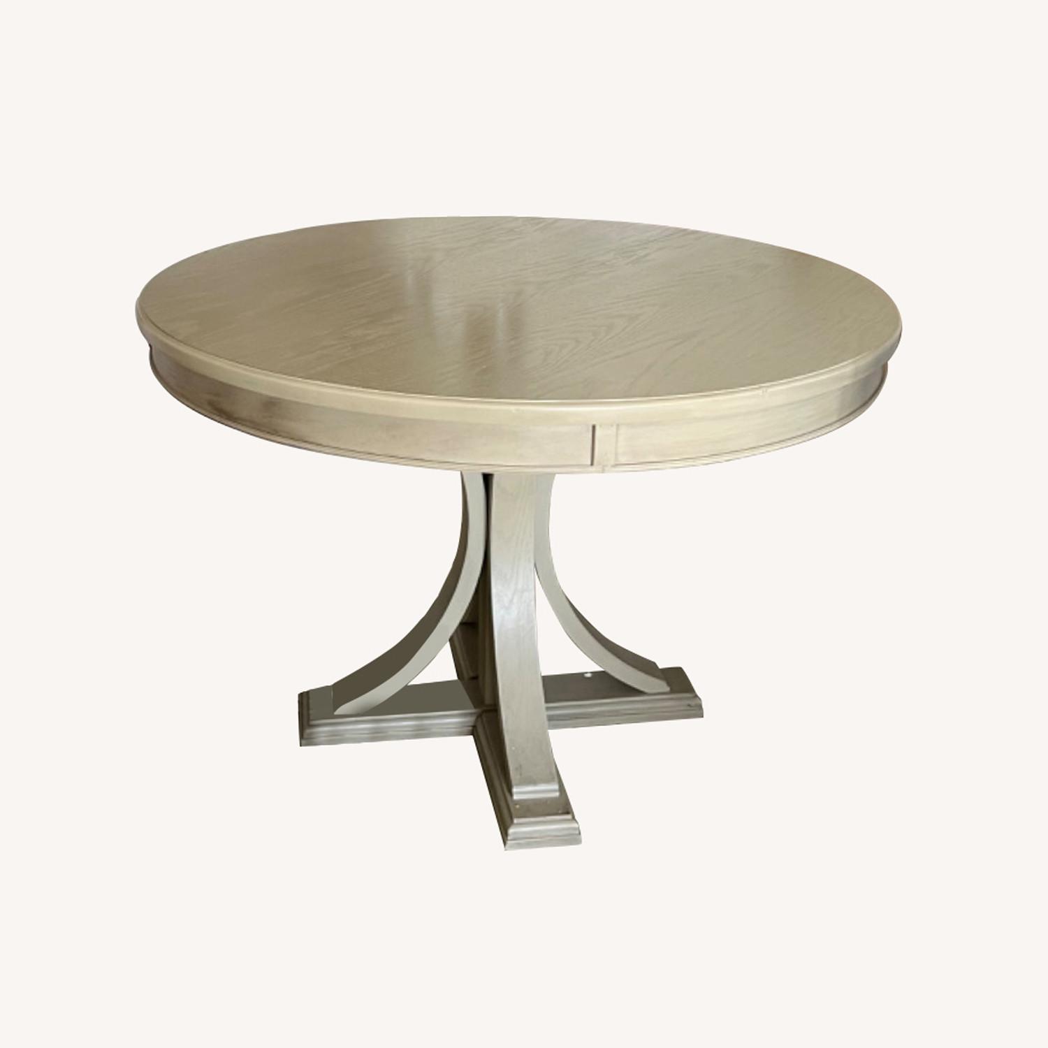 Helena Natural Wood Round Table AptDeco