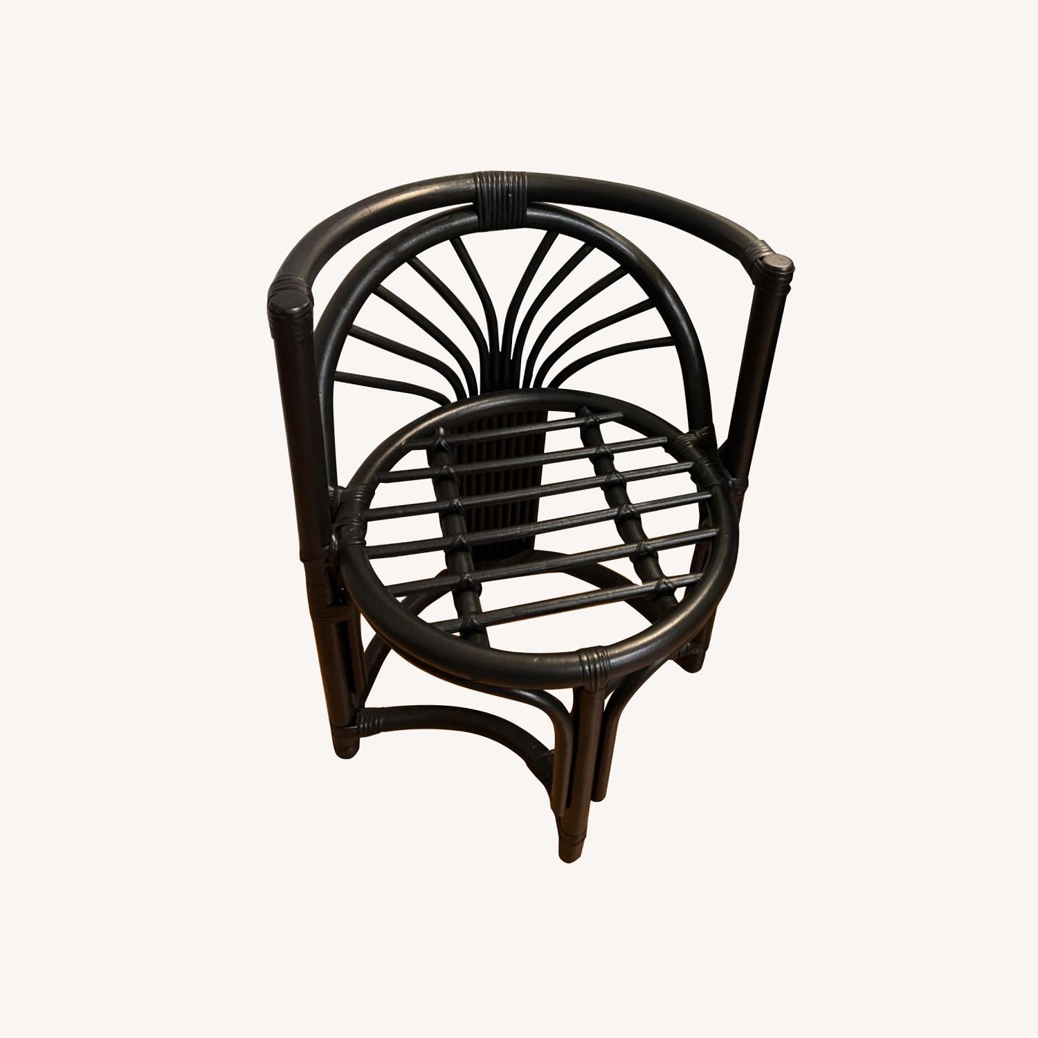Mid-Century Rattan Chairs - a Set - AptDeco