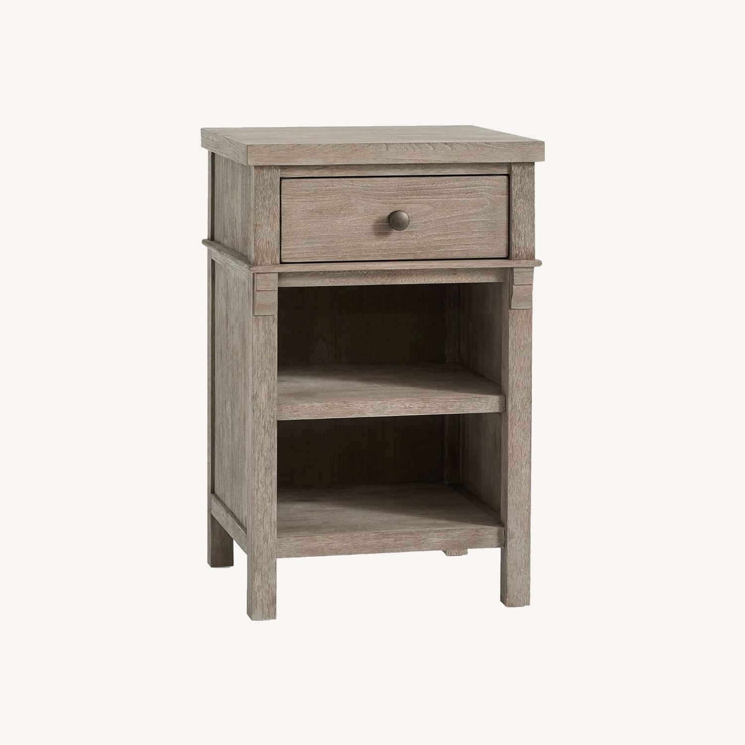 Pottery Barn Toulouse 18"Mini Nightstand,Gray Wash AptDeco