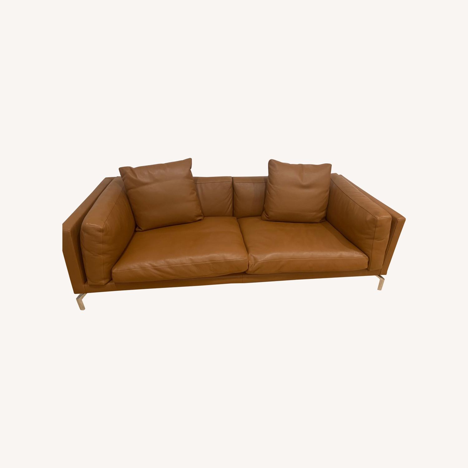 Design Within Reach 92 Como Leather Sofa AptDeco