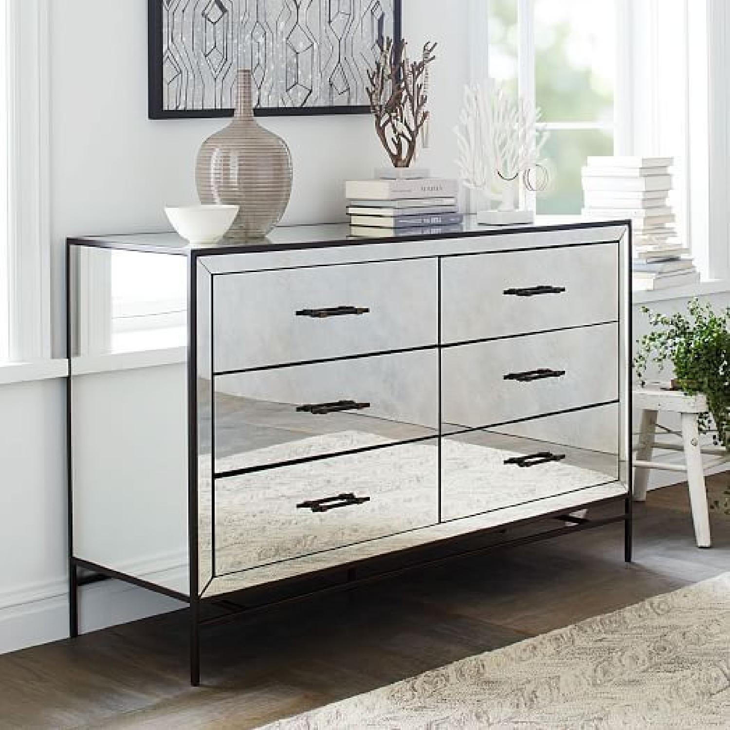 West Elm Mirrored 6-Drawer Dressers - image-4