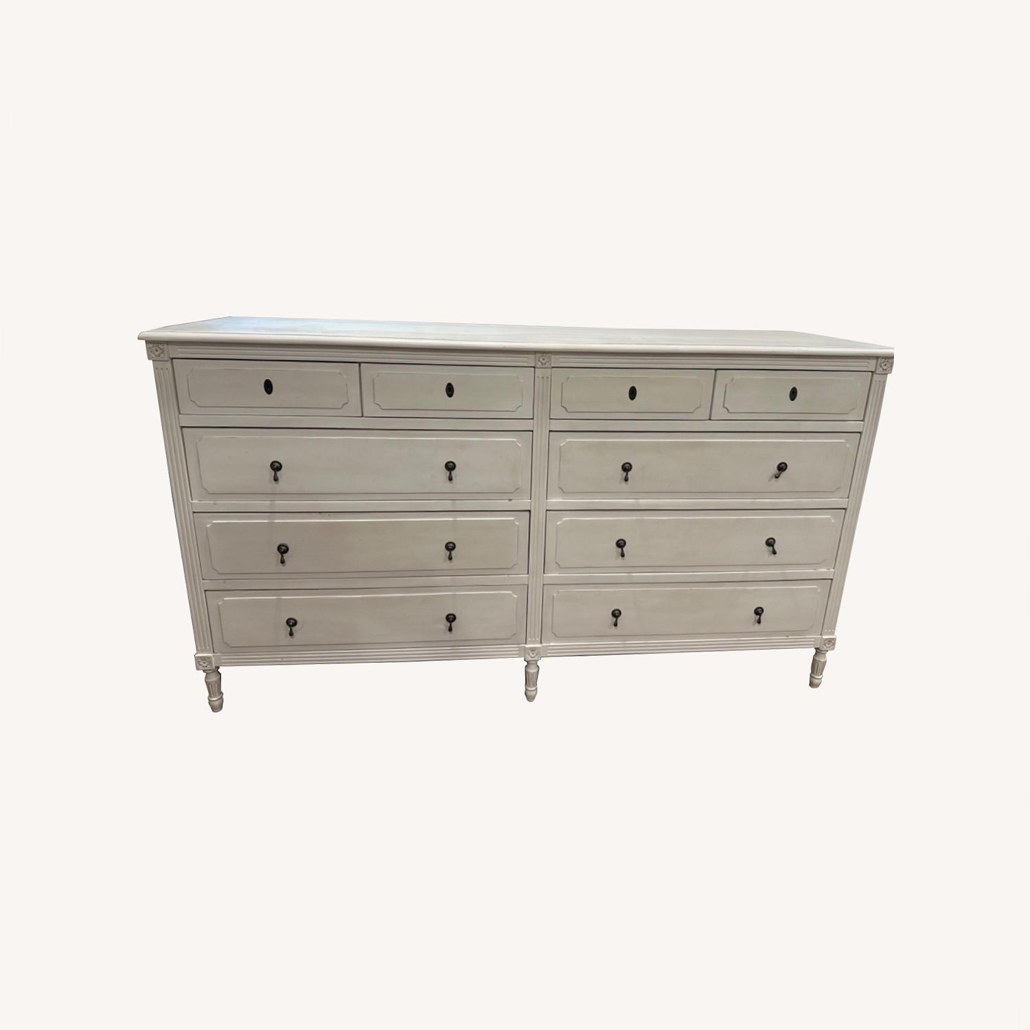 Restoration Hardware Louis XVI White Dresser - image-0