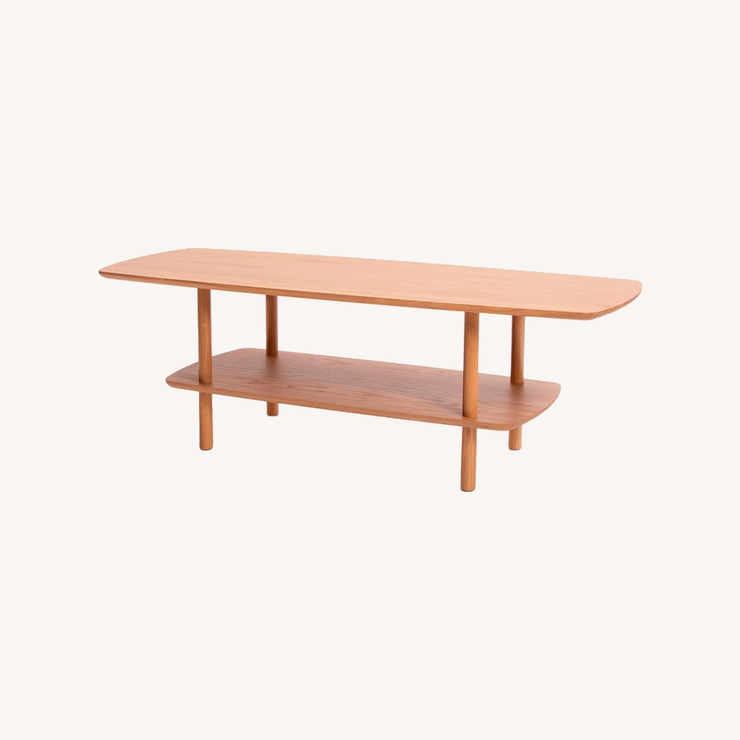 Burrow The Serif Coffee Table in Oak - image-0