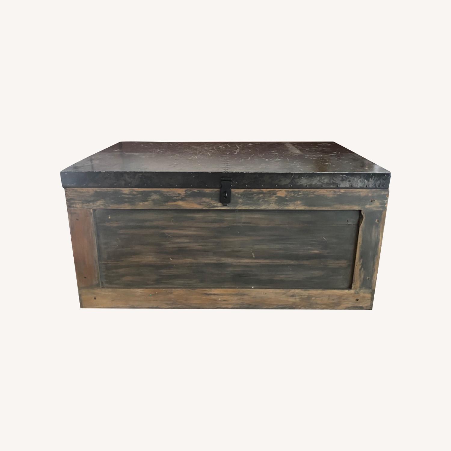 Pottery Barn Trunk Coffee Table With Storage AptDeco