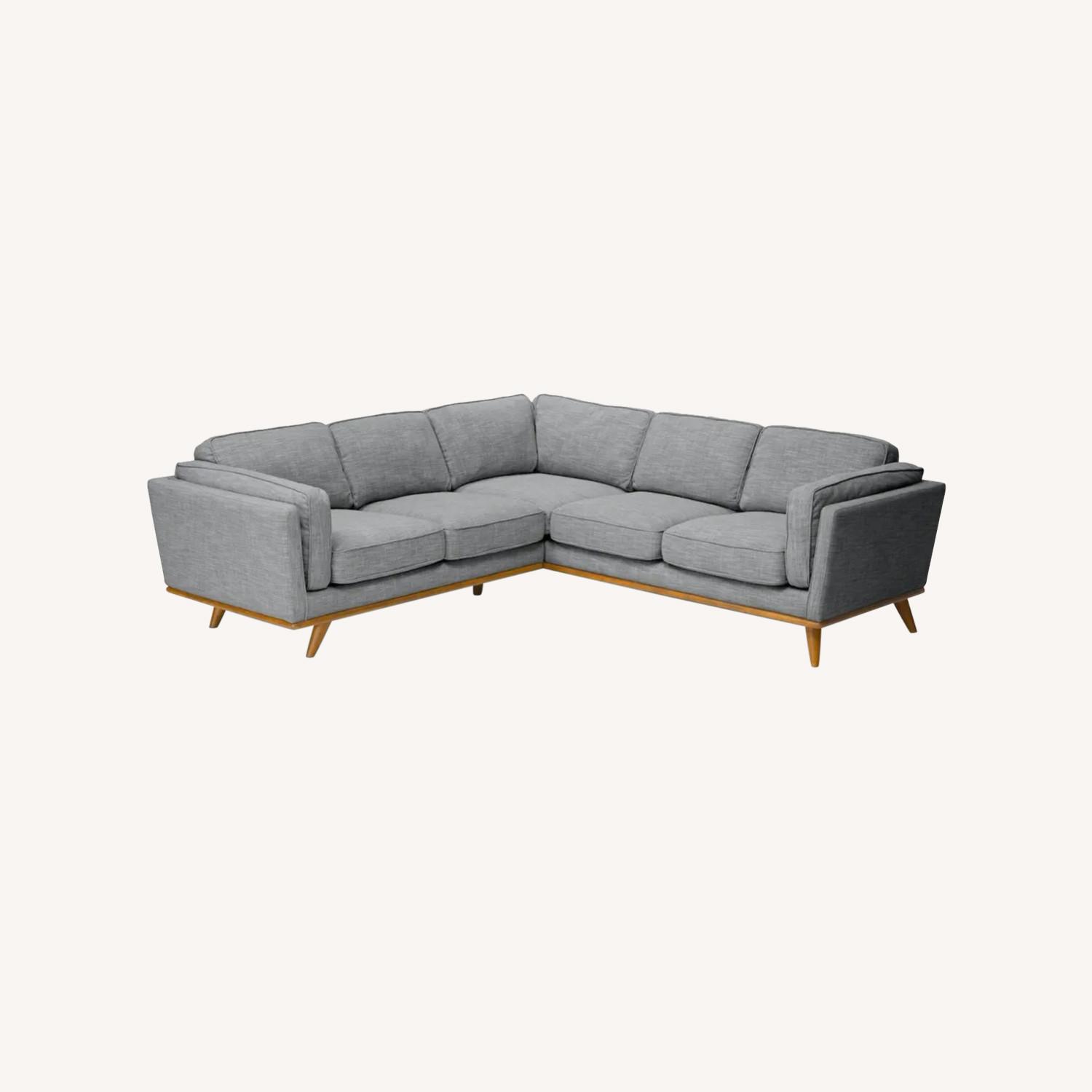 Article Spruce Pebble Gray Corner Sectional AptDeco