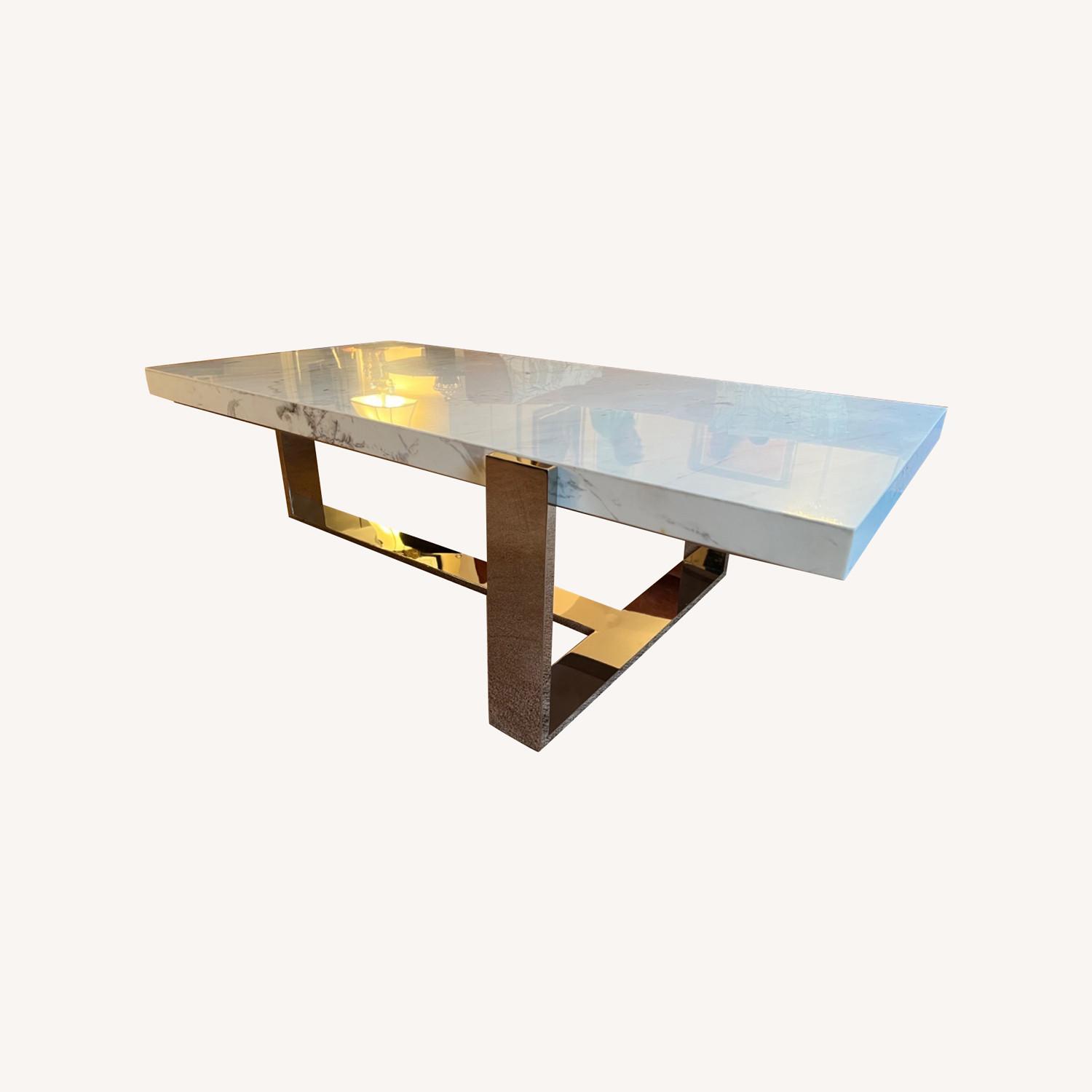 SunPan Modern Marble Coffee Table - image-9