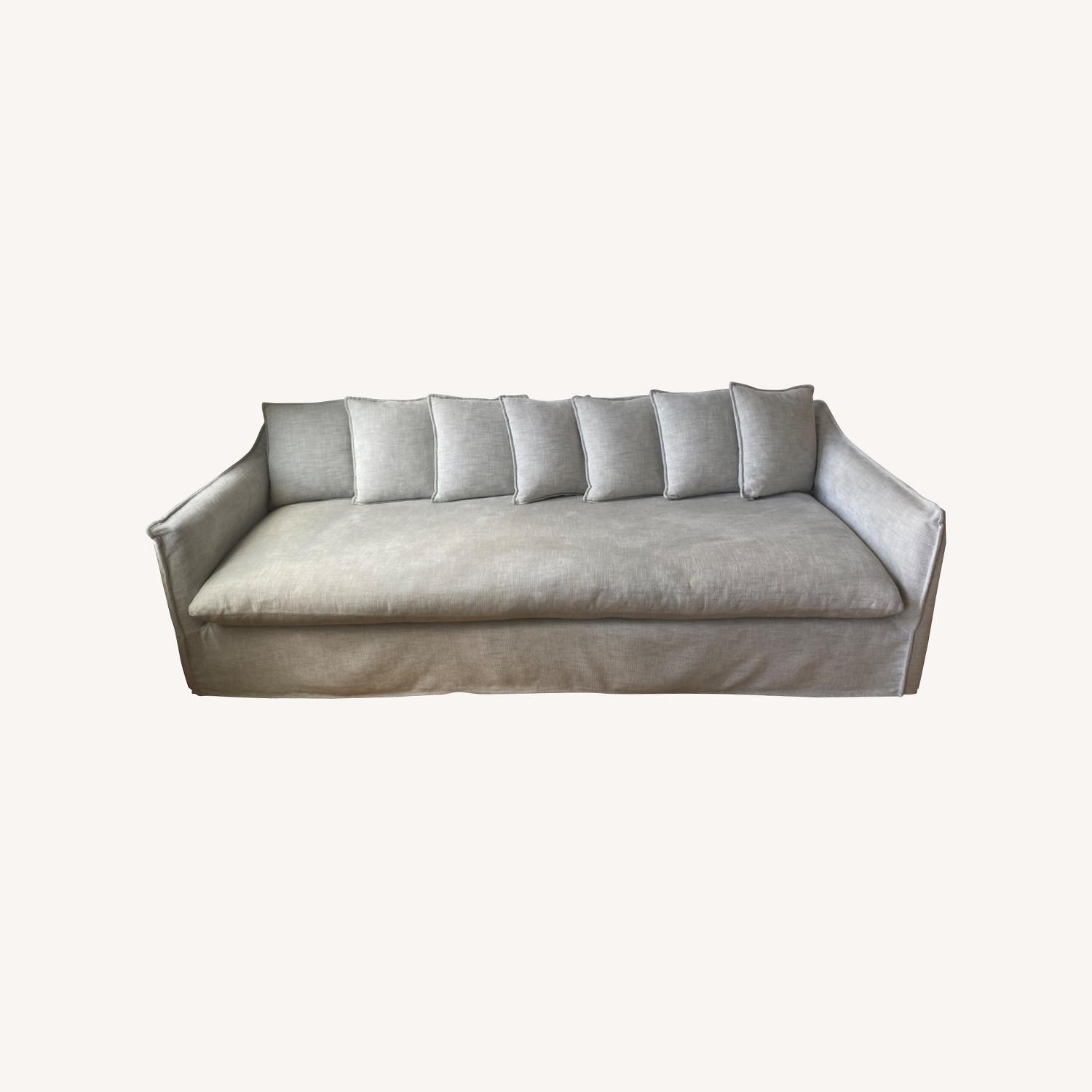 Maiden Home Dune Sofa in Performance Chenil Nickel AptDeco