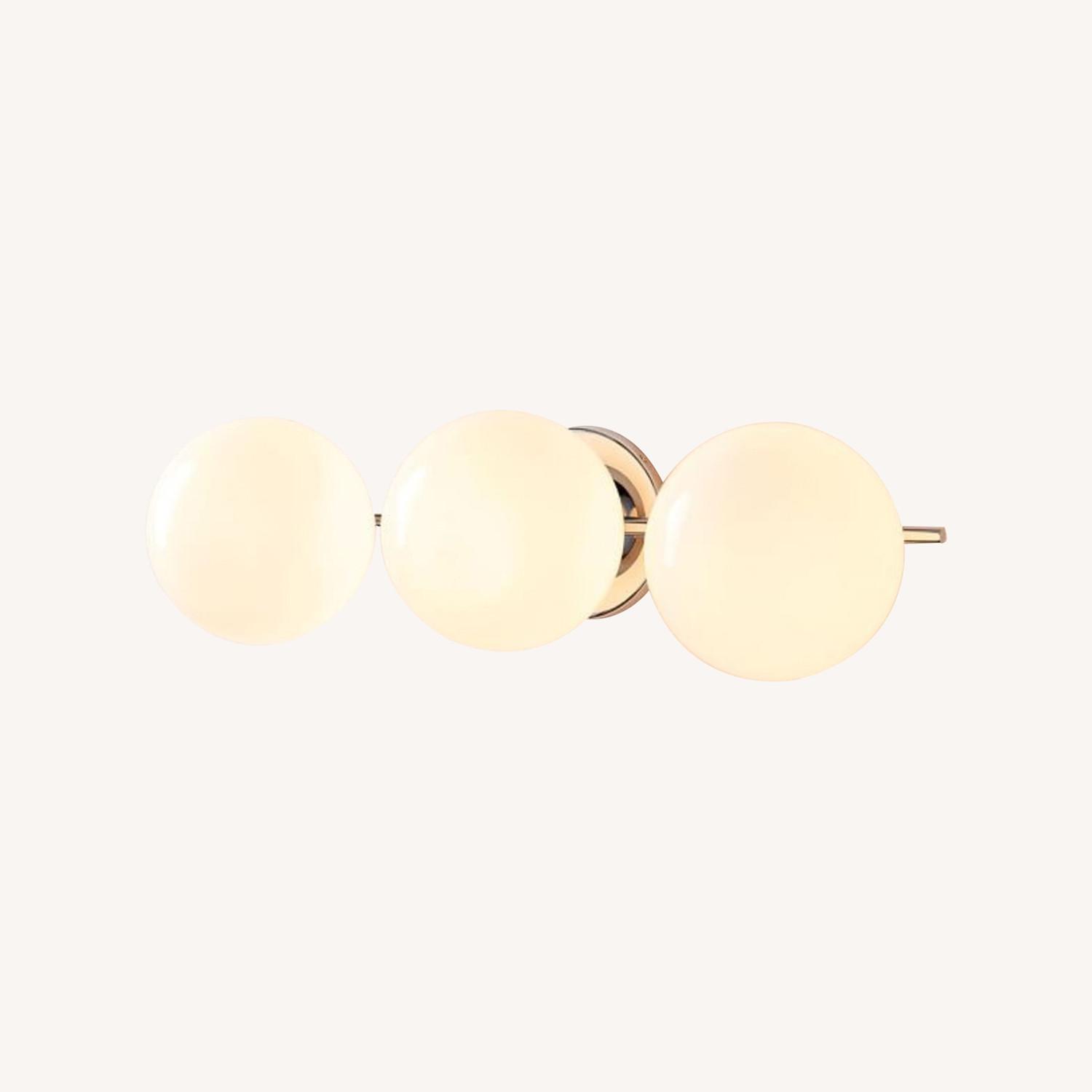 West Elm Sphere & Stem 3-Light Sconce (24") - image-0