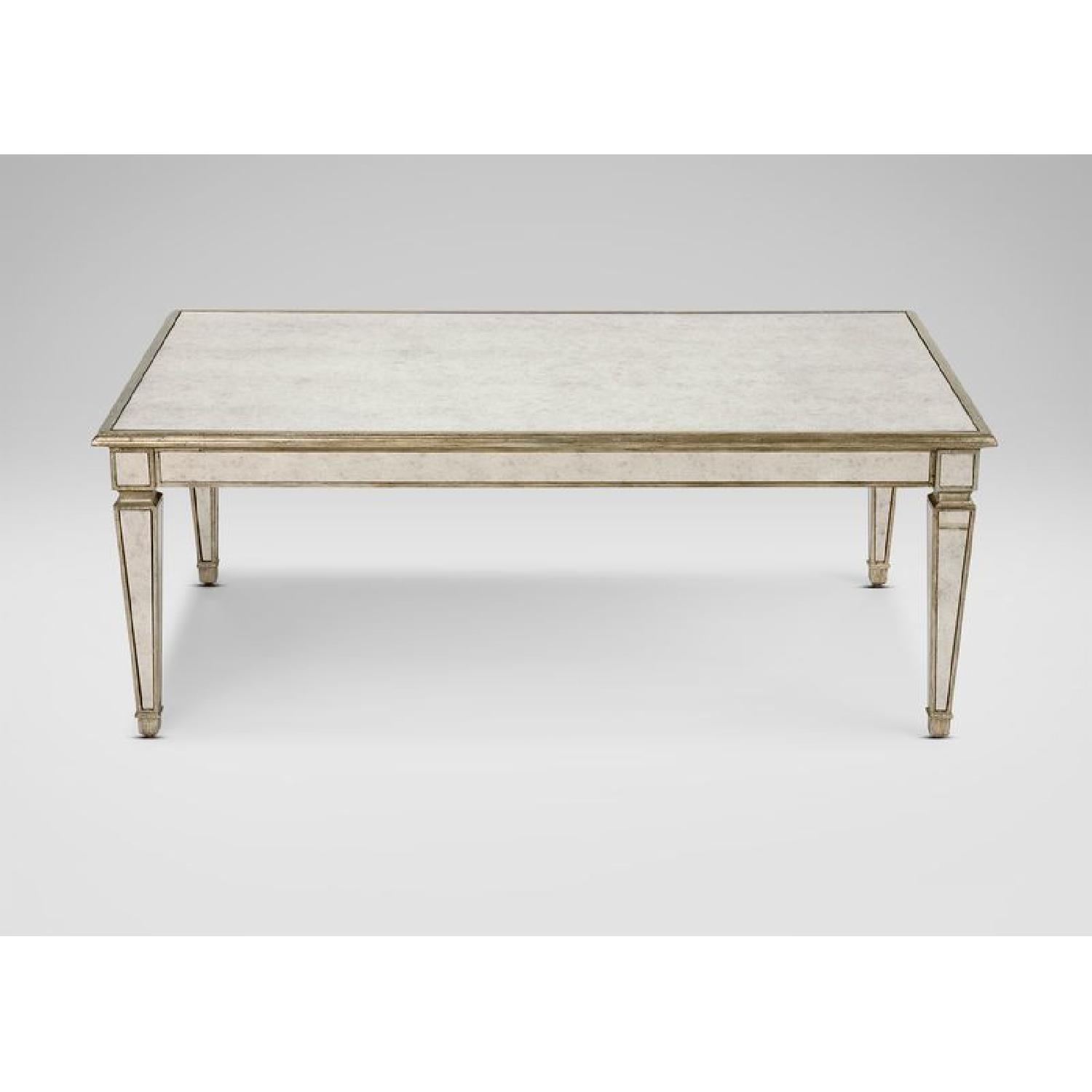 Ethan Allen Vivica Mirrored Coffee Table AptDeco