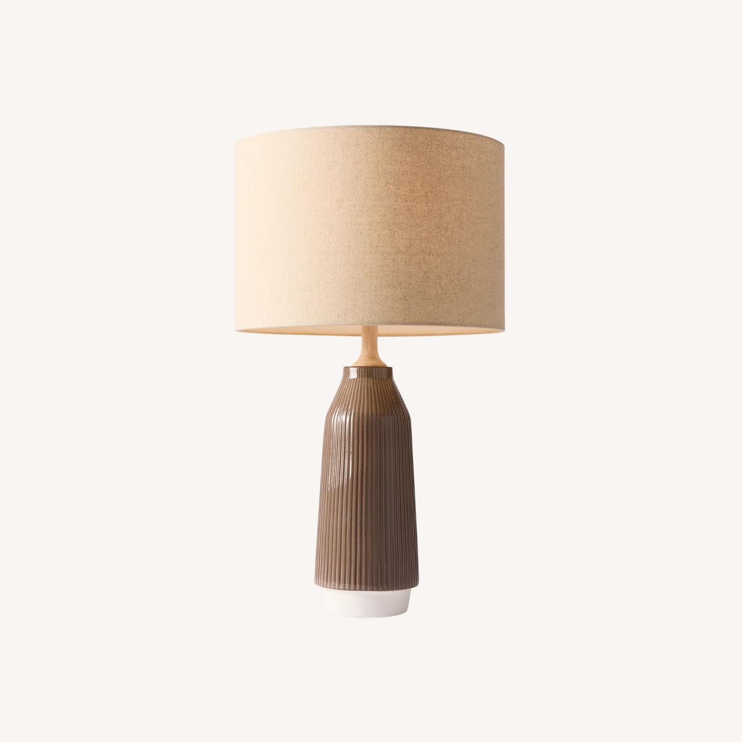 West Elm Roar & Rabbit™ Ripple Ceramic Table Lamp - image-0