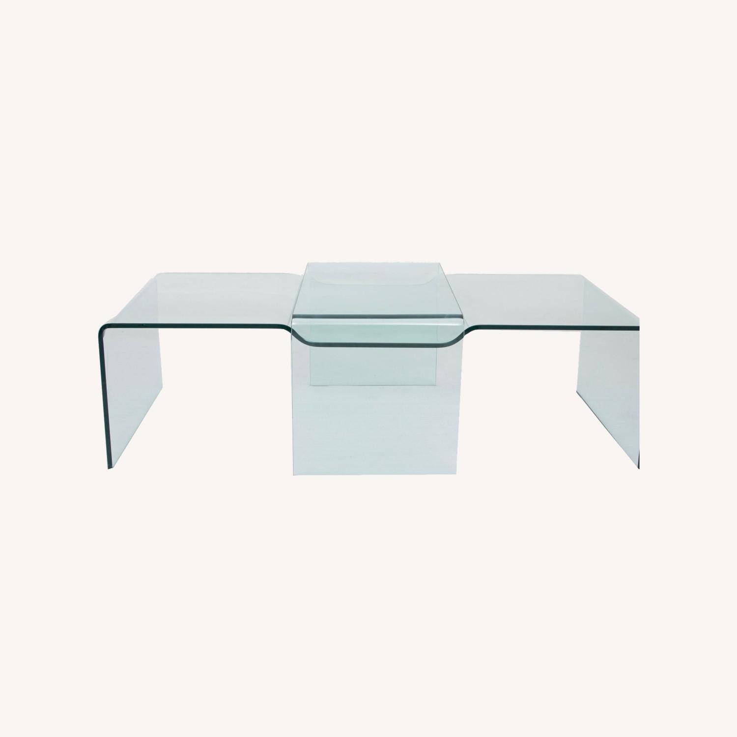 Ligne Roset Brooklyn Transparent Coffee Table - image-0