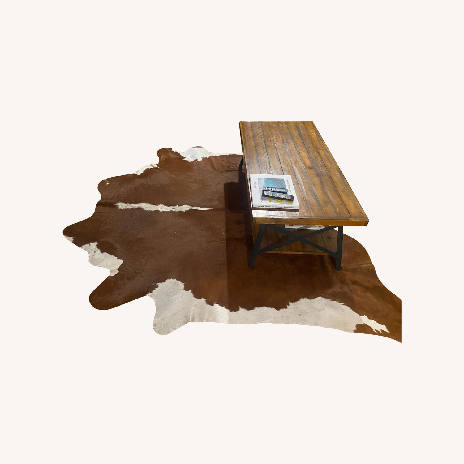 Wayfair Cow Hide Faux Rug AptDeco