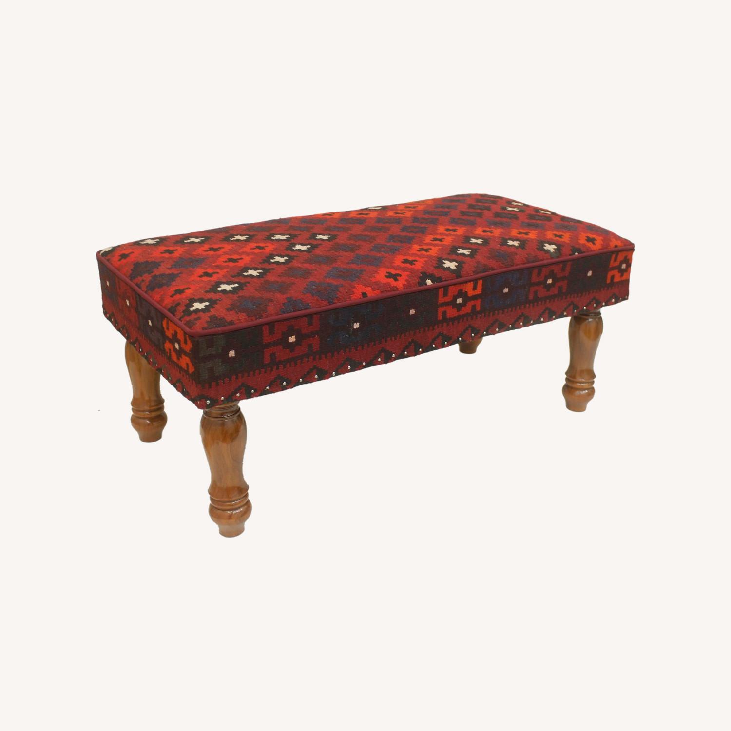 Arshs' Fine Rugs Tribal Cunningh Handmade Kilim Settee - image-0