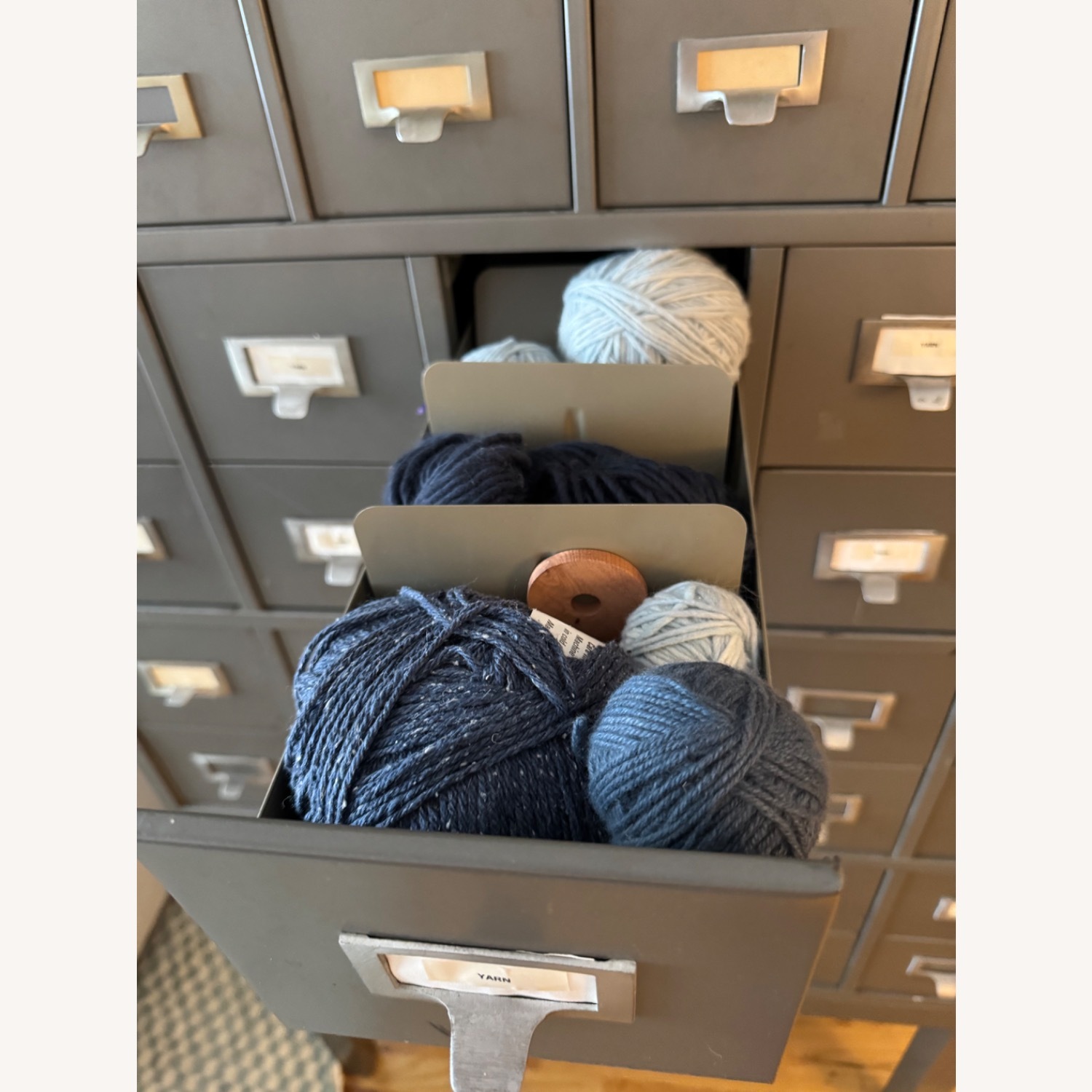 Vintage Metal Card Catalog - image-5