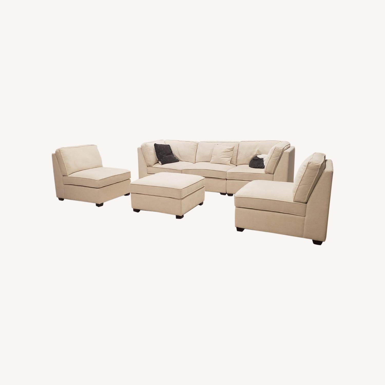 6-piece Fabric Modular Sectional - image-0