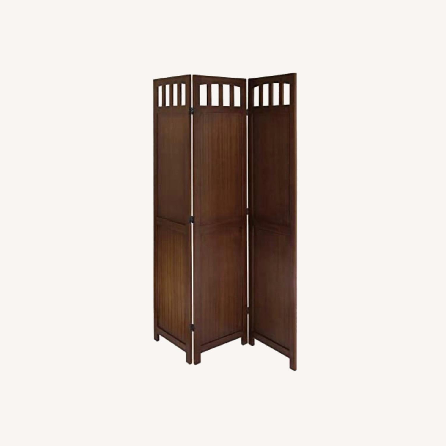 Foldable Screen wood 3panel Room Divider AptDeco